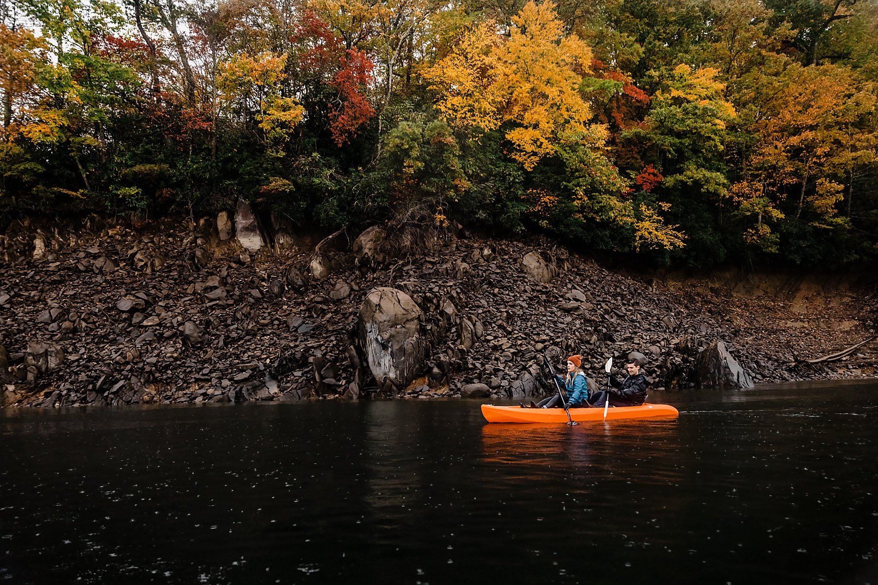 Fall Engagement Session in the Blue Ridge Mountains of North Car