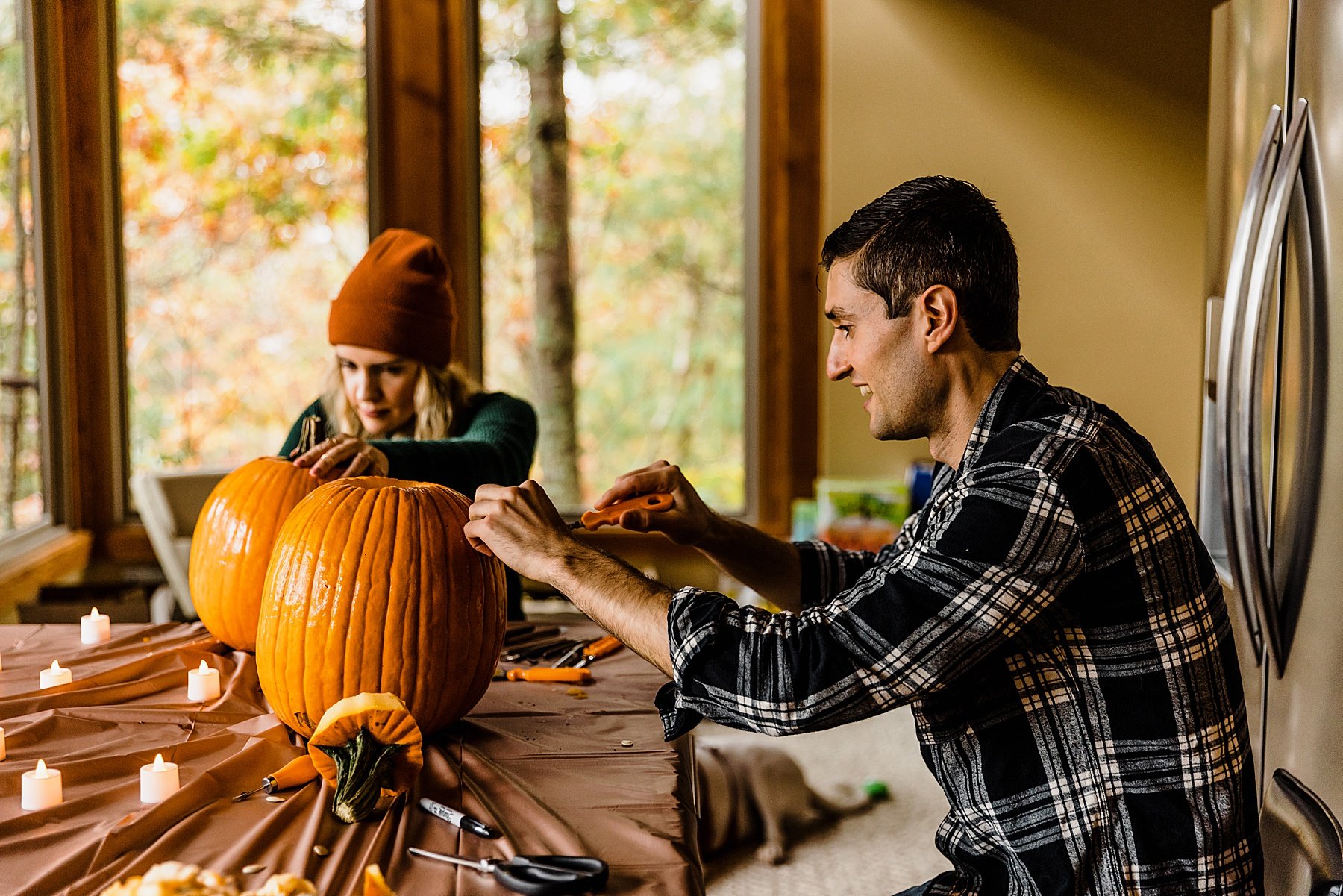 Fall Engagement Session in the Blue Ridge Mountains of North Car