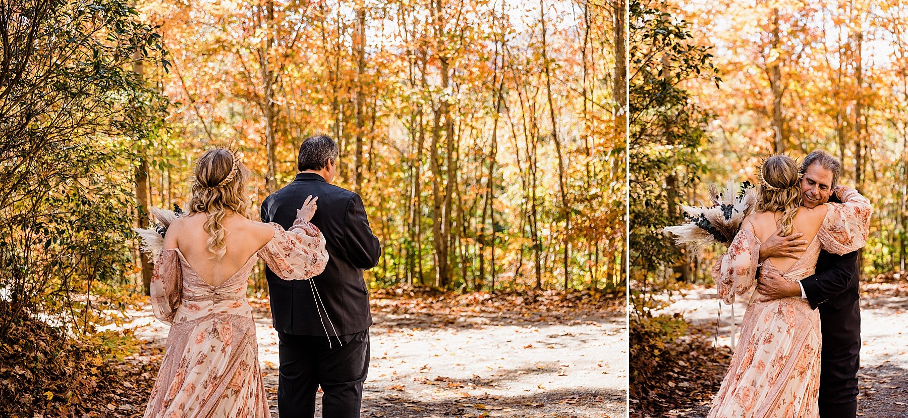 Fall Elopement in the Blue Ridge Mountains of North Carolina