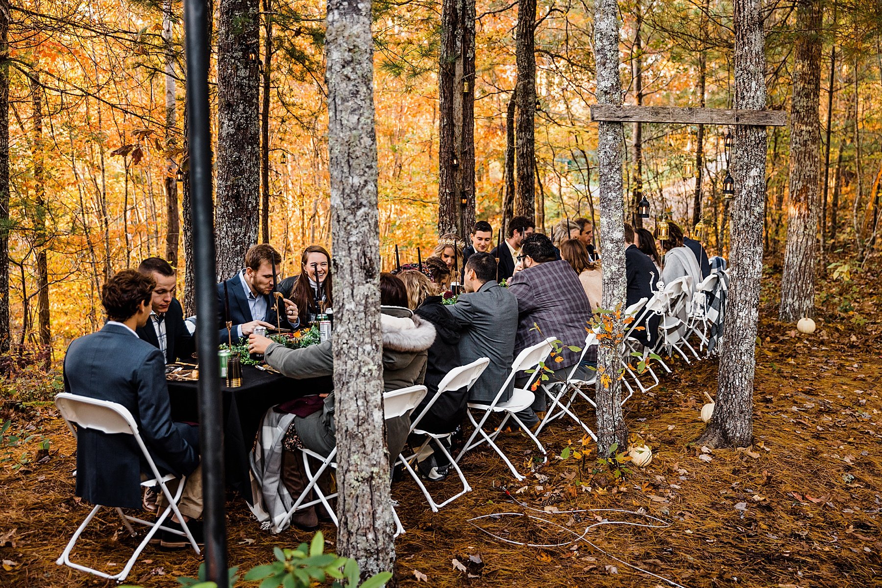 Fall Elopement in the Blue Ridge Mountains of North Carolina