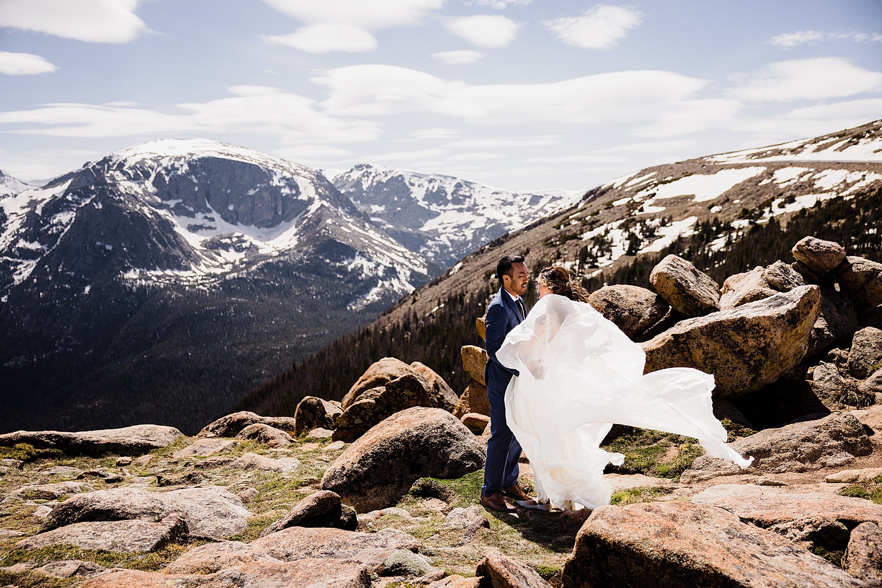 Summer Elopement in Rocky Mountain National Park