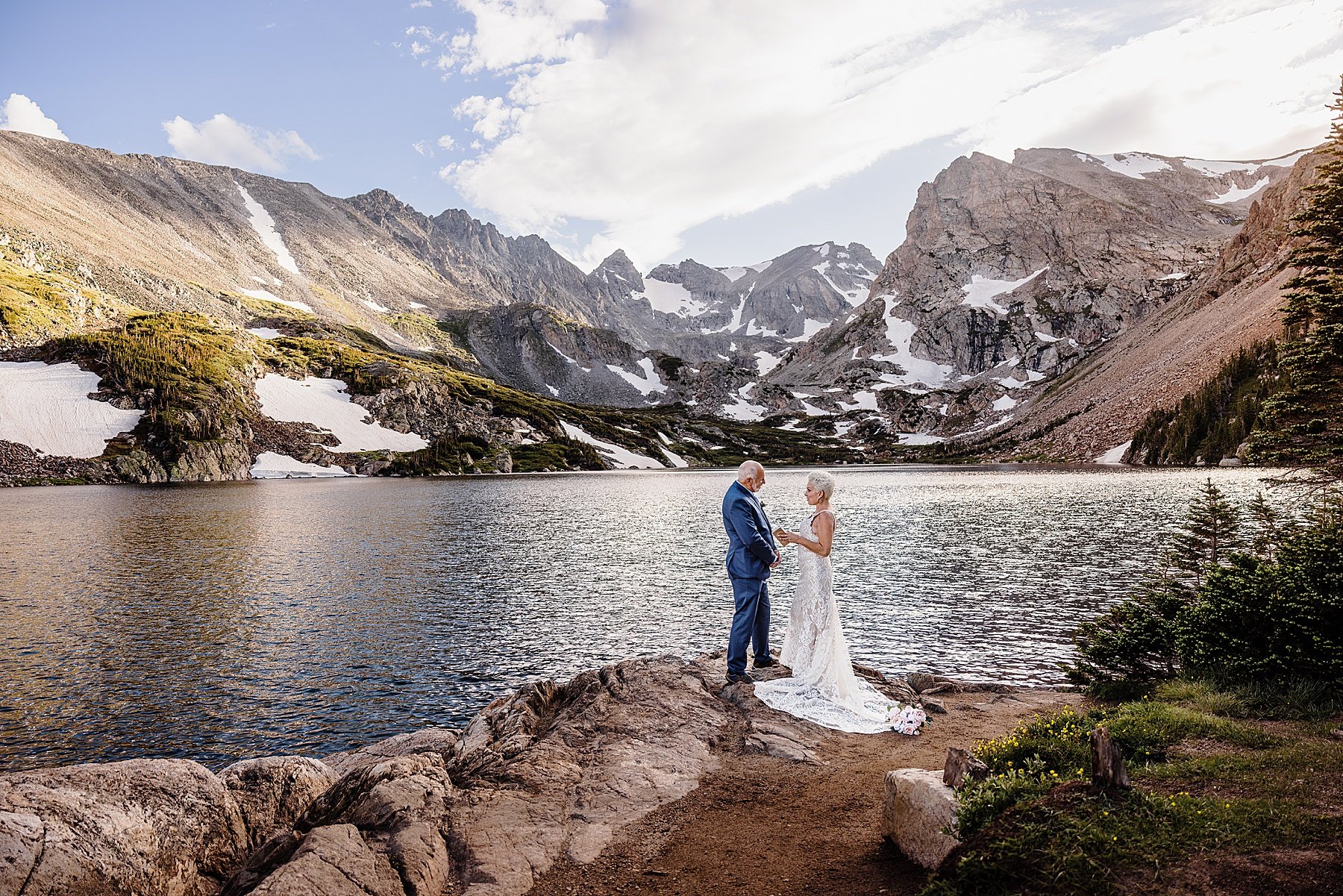 Sunset Hiking Elopement in Boulder Colorado