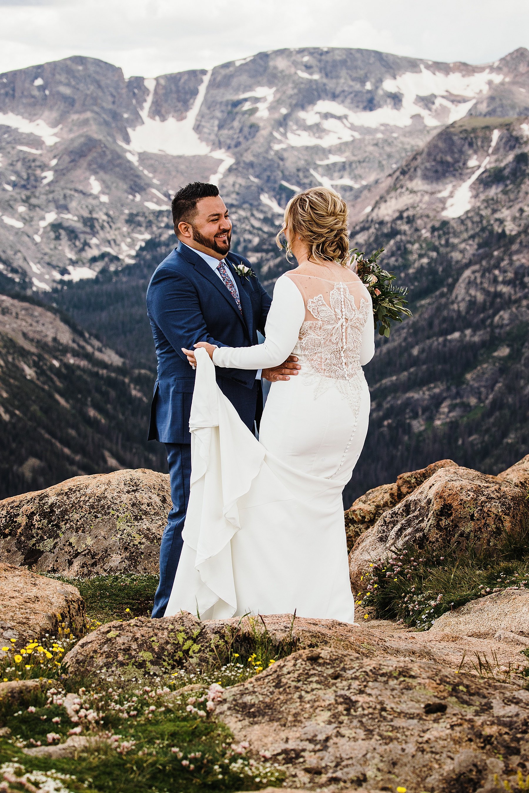 Rocky Mountain National Park Elopement in Hidden Valley