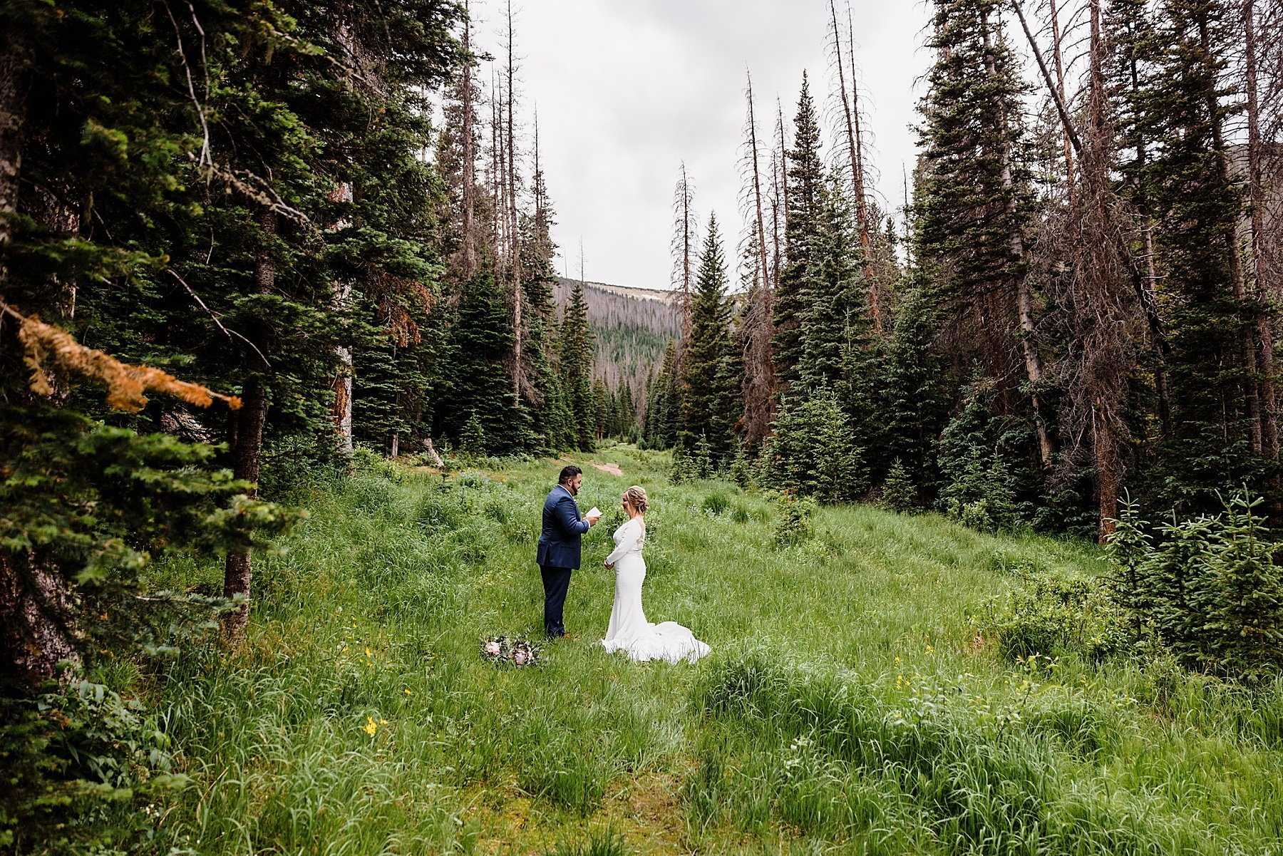 Rocky Mountain National Park Elopement in Hidden Valley