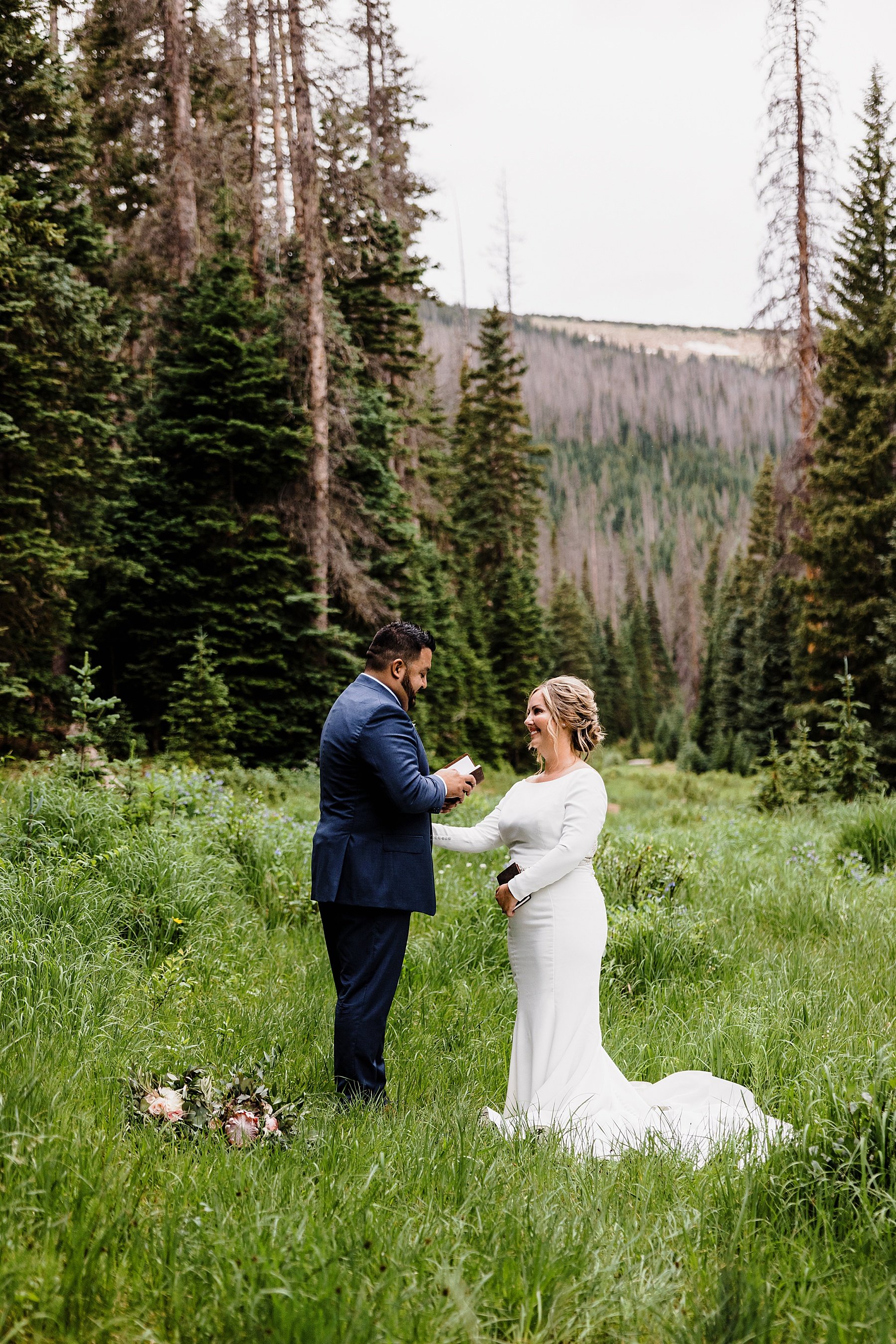 Rocky Mountain National Park Elopement in Hidden Valley