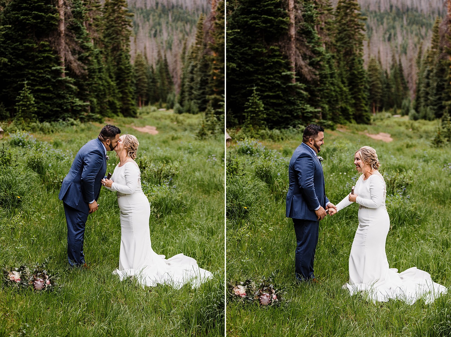 Rocky Mountain National Park Elopement in Hidden Valley