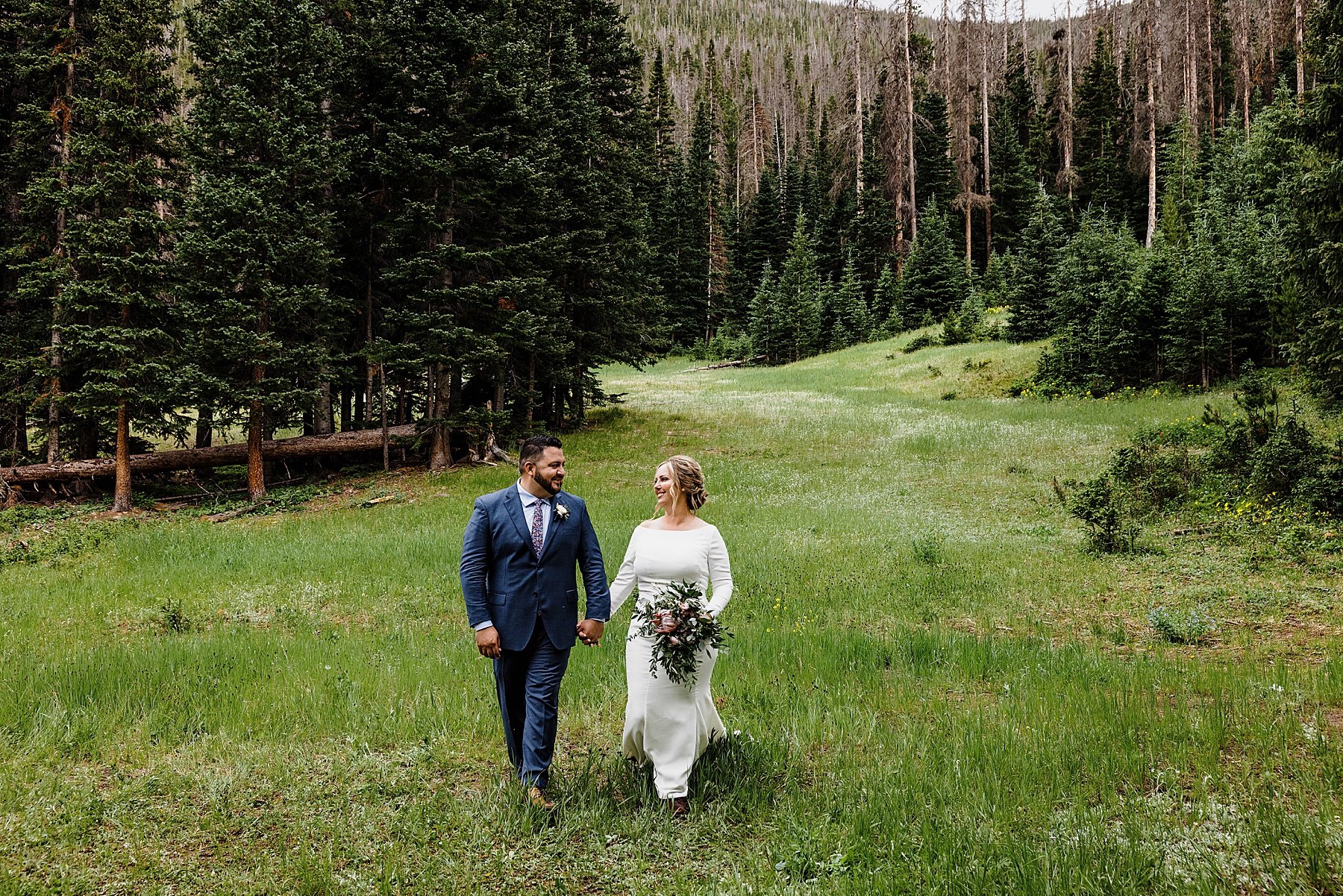 Rocky Mountain National Park Elopement in Hidden Valley