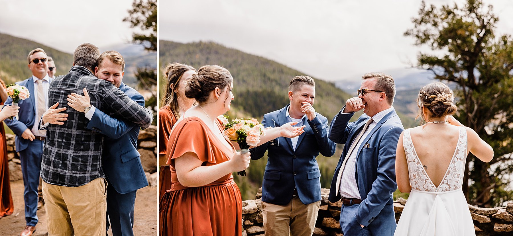 Fall Elopement at Sapphire Point Overlook in Breckenridge, Colorado