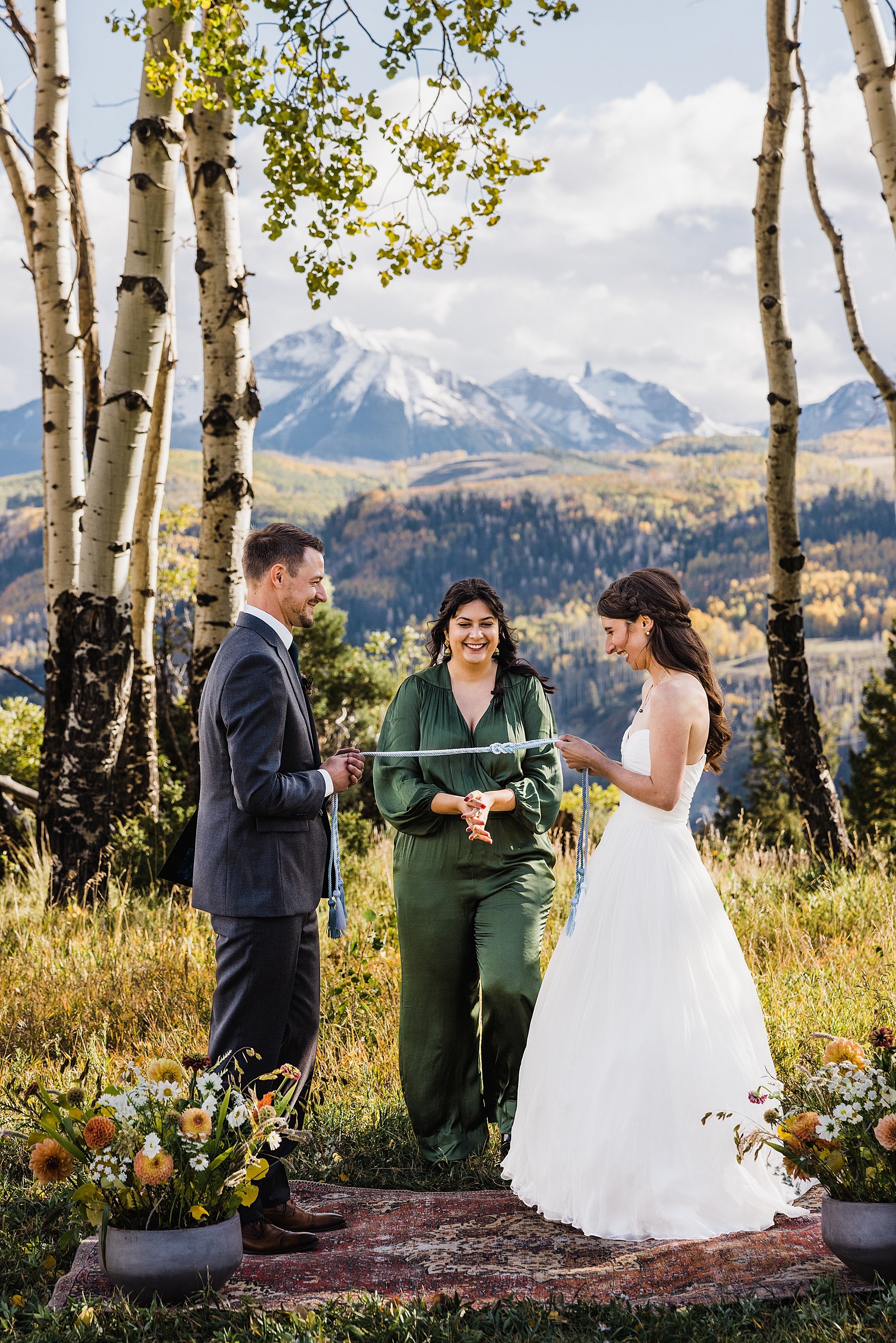 Micro Wedding at Aldasoro Ranch in Telluride Colorado