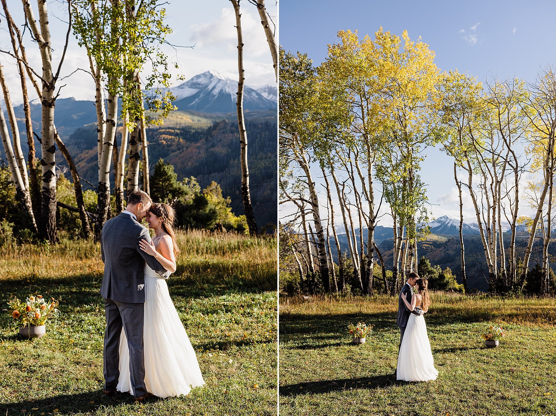 Micro Wedding at Aldasoro Ranch in Telluride Colorado