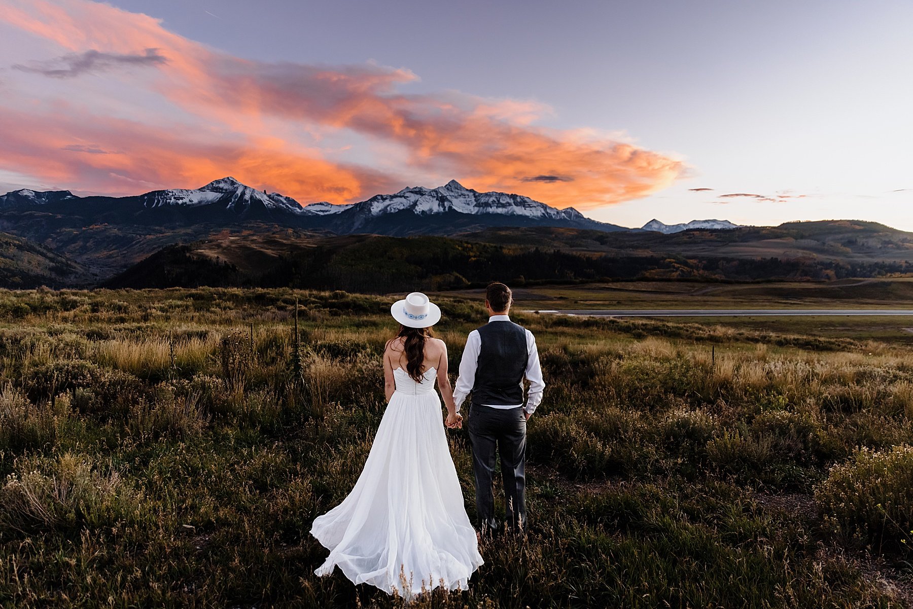 Micro Wedding at Aldasoro Ranch in Telluride Colorado