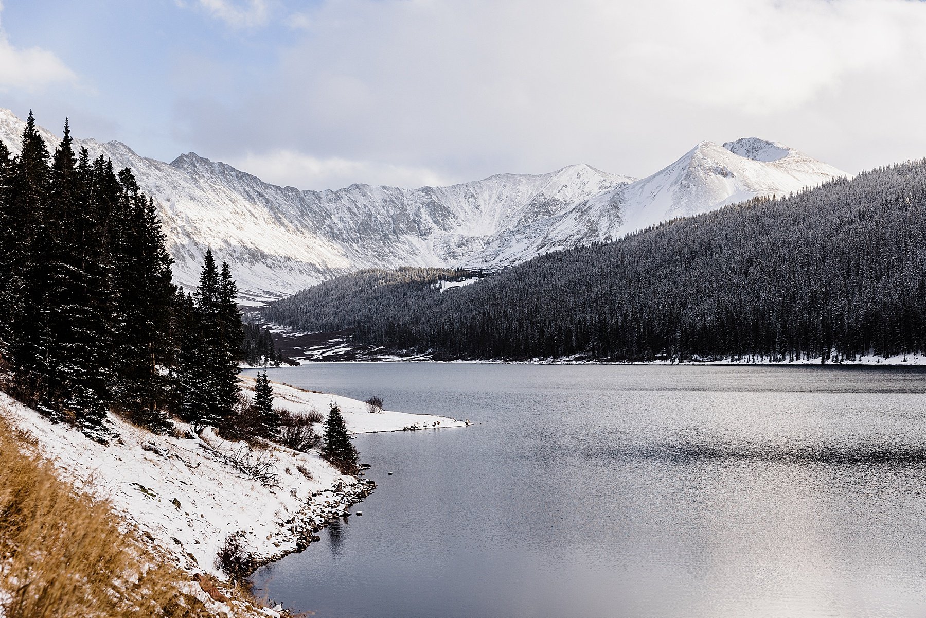 Snowy Winter Elopement in Breckenridge Colorado