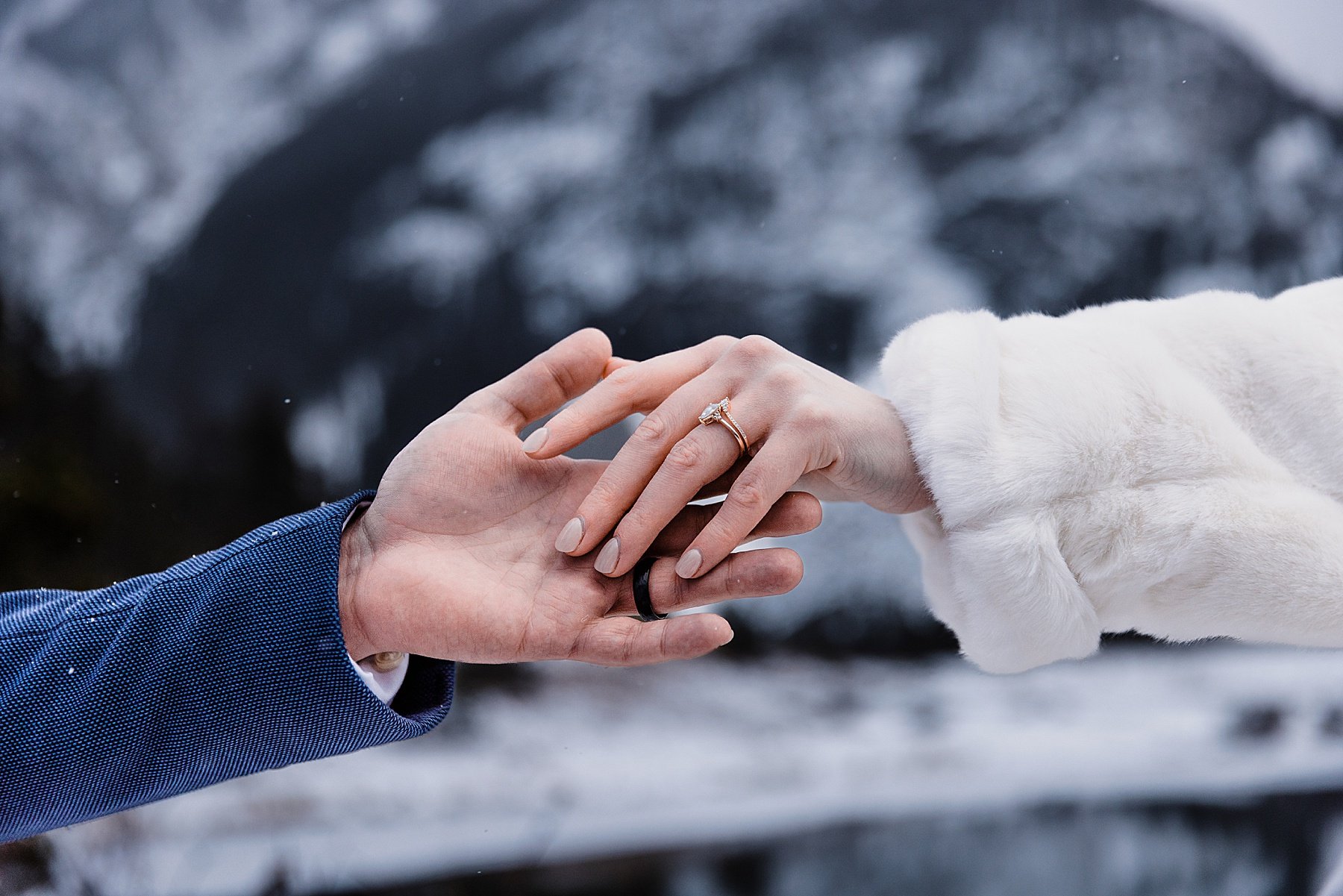 Snowy Winter Elopement in Breckenridge Colorado