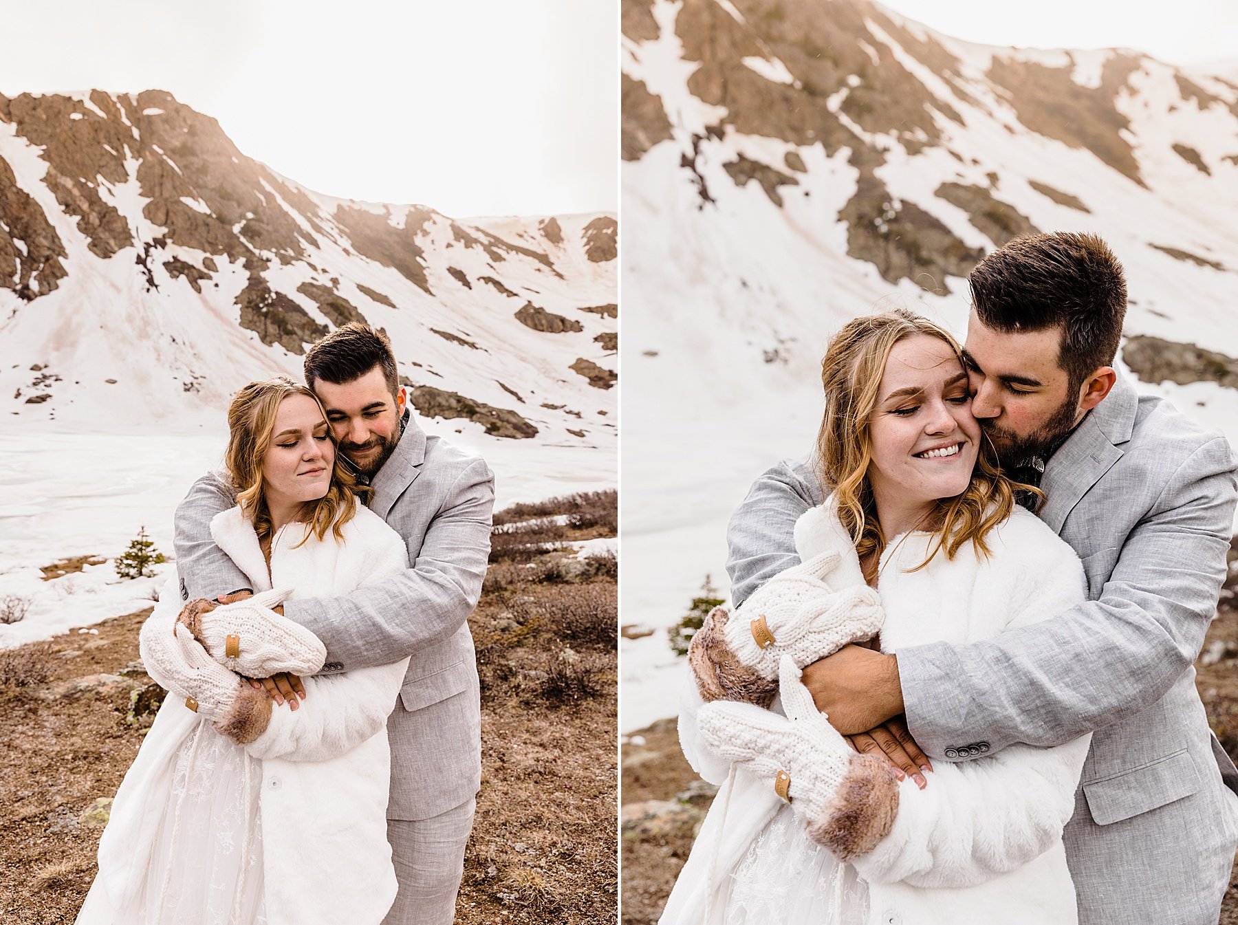  Alpine Lake Hiking Elopement in Colorado 