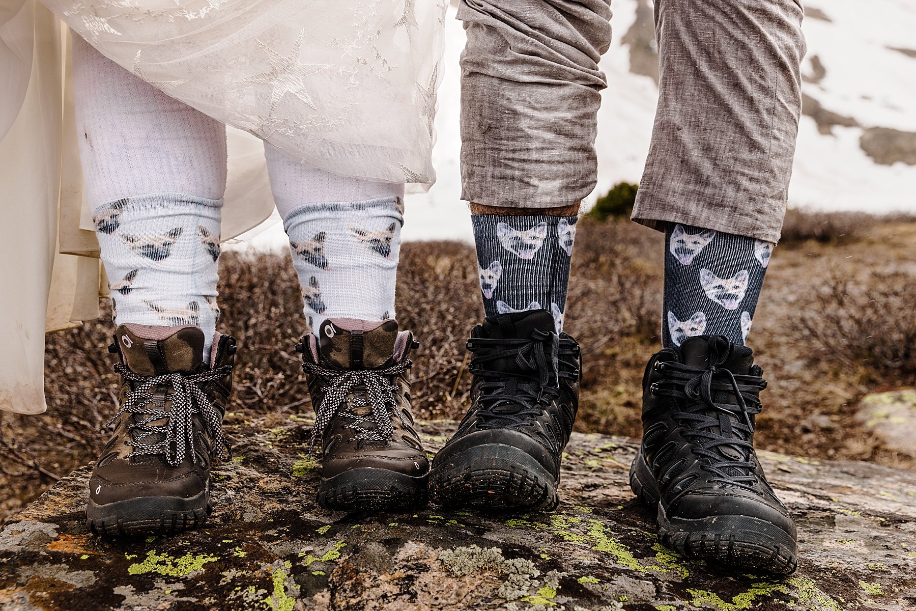  Alpine Lake Hiking Elopement in Colorado 