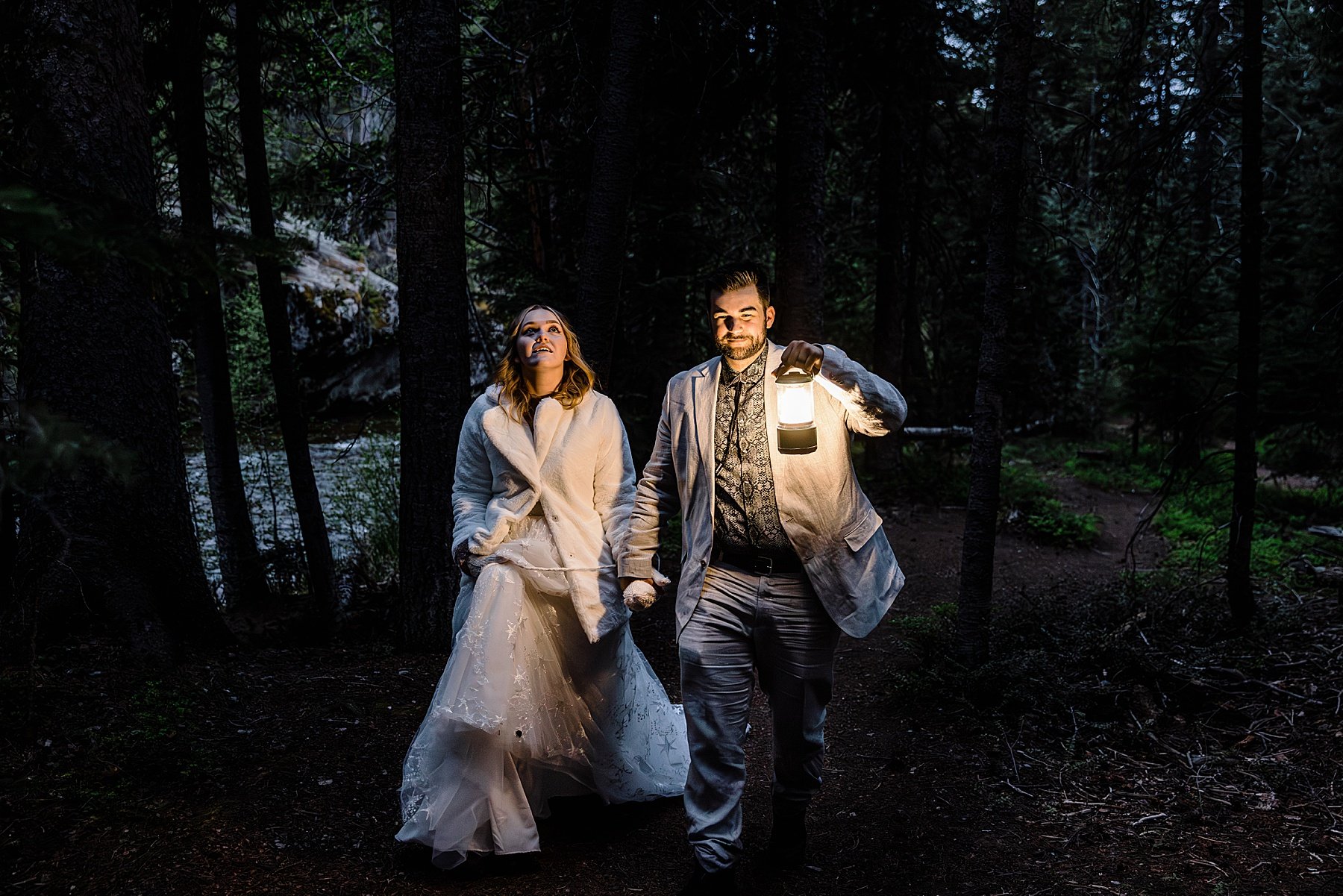  Alpine Lake Hiking Elopement in Colorado 