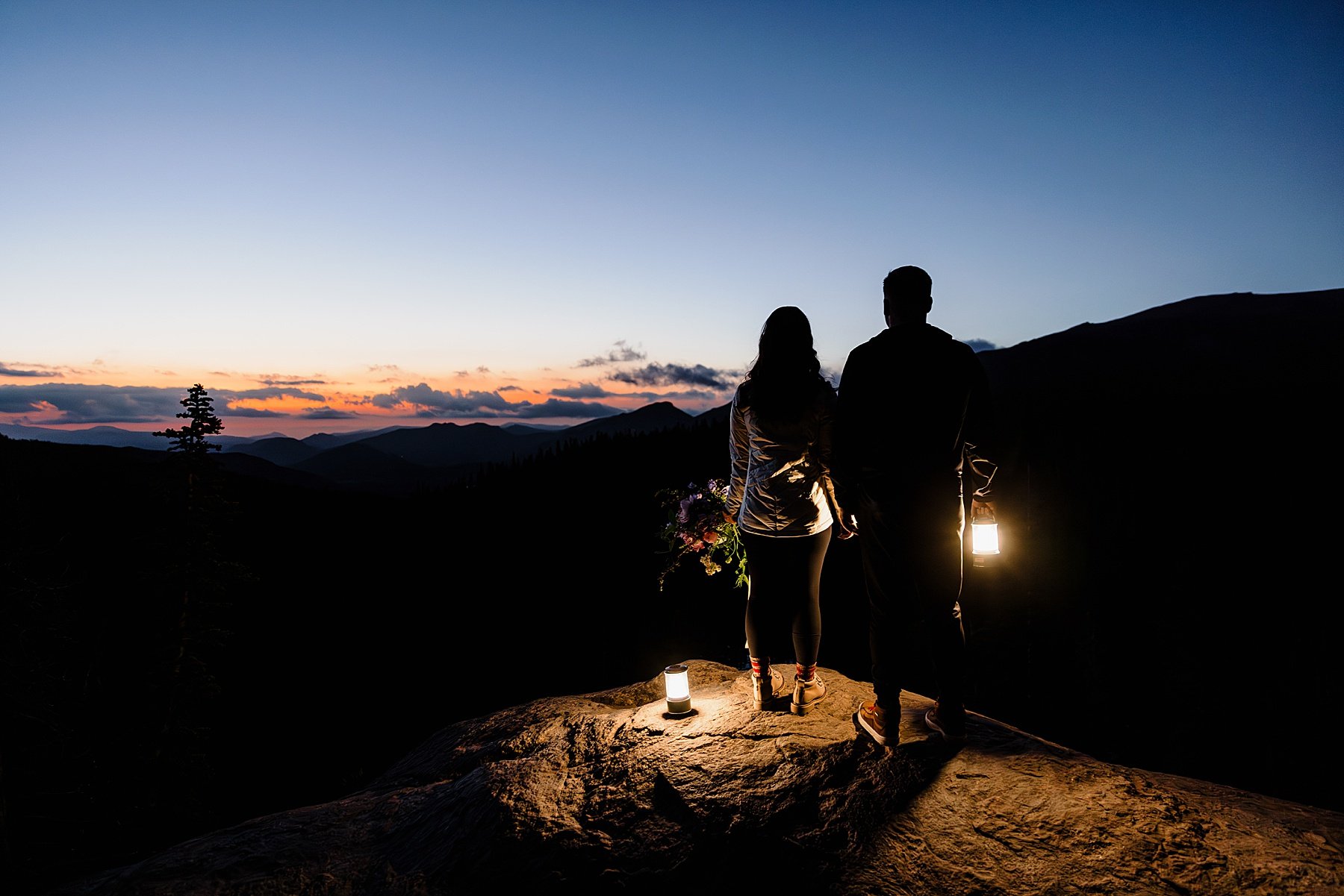 Rocky Mountain National Park Elopement at Sprague Lake in Colora