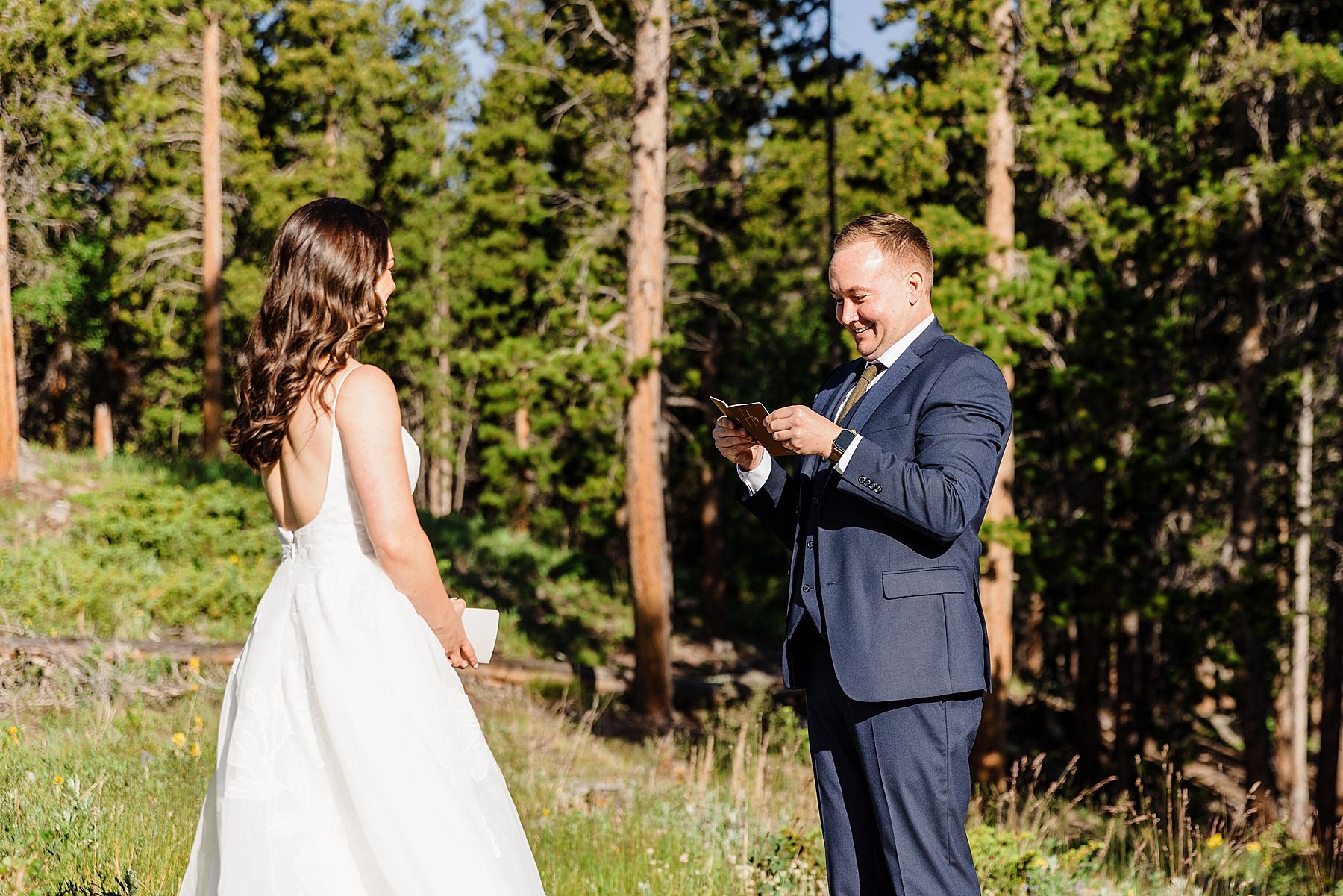 Rocky Mountain National Park Elopement at Sprague Lake in Colora