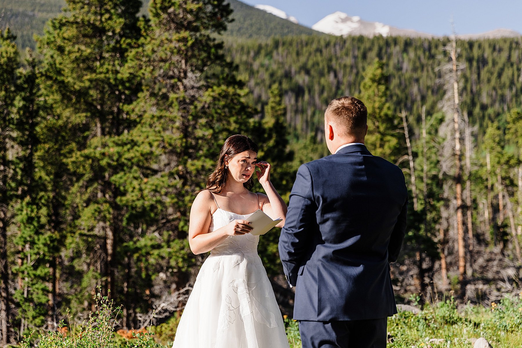 Rocky Mountain National Park Elopement at Sprague Lake in Colora