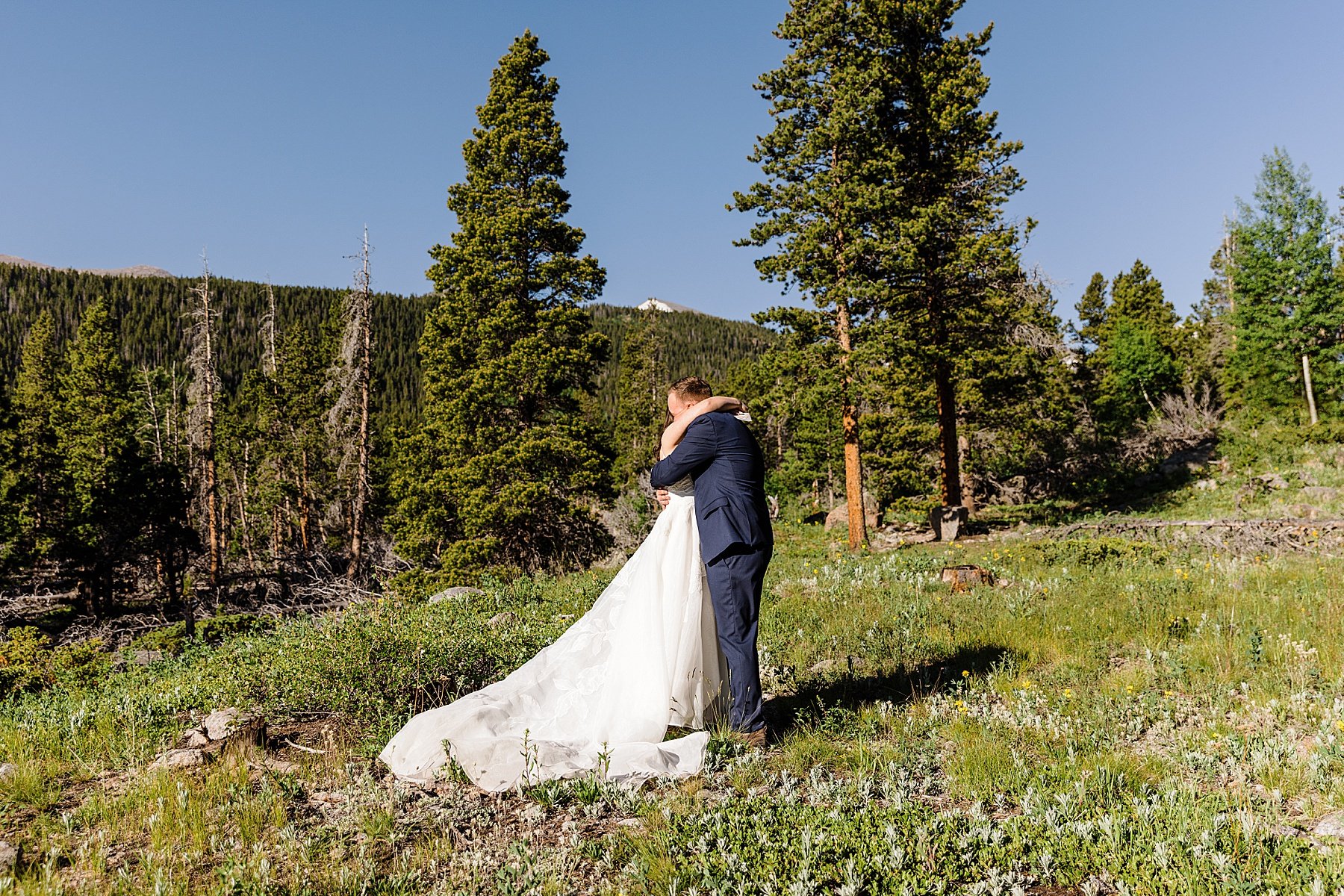 Rocky Mountain National Park Elopement at Sprague Lake in Colora