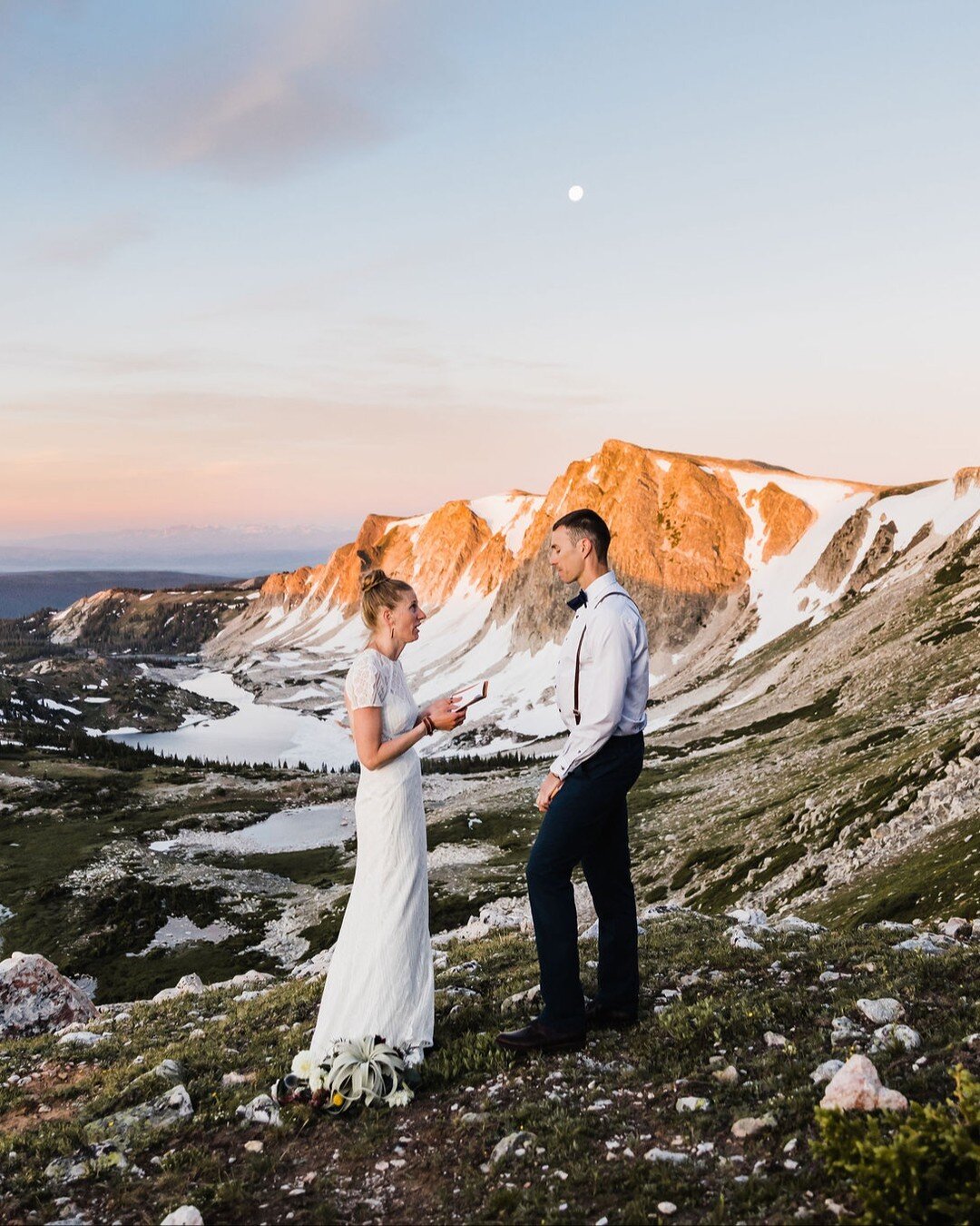 💍⛰️Private Vow Exchanges

Are you eloping with guests but also want the experience of exchanging your vows just the two of you in the wilderness? You can have both! Many of our couples are choosing to have a &quot;formal&quot; ceremony with their gu