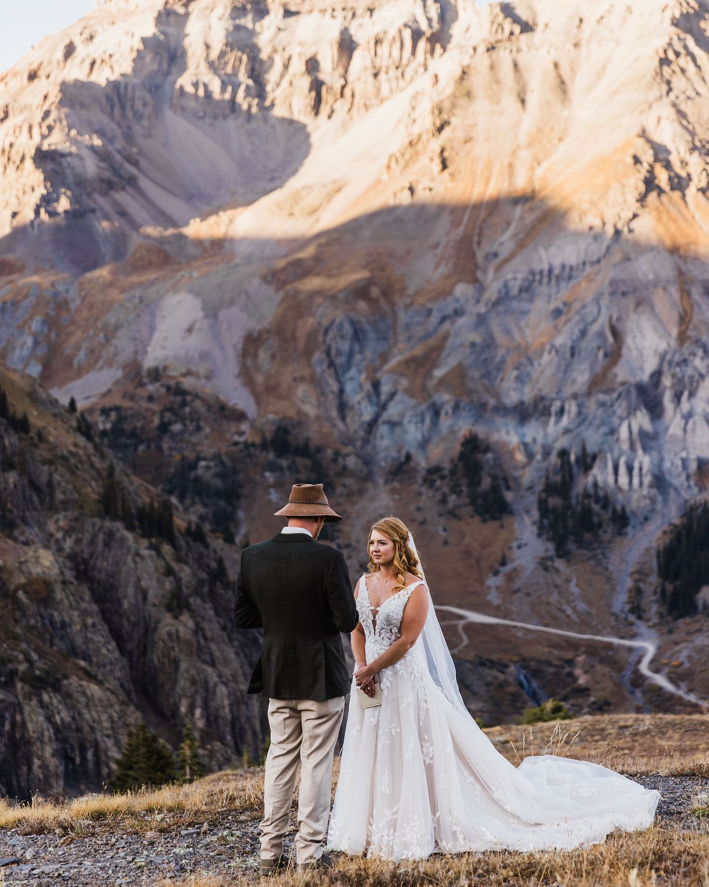 Are you eloping with guests, but still want that quiet moment to share your vows without anyone present? Consider a private vow exchange! This allows you to have both experiences of a ceremony with your loved ones in addition to a private ceremony fo