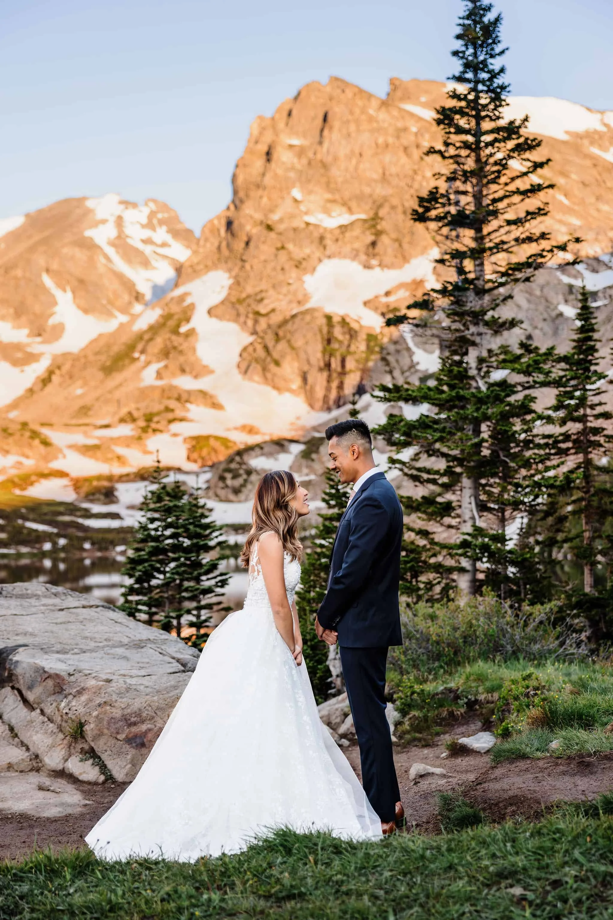 Sunrise Hiking Elopement in Colorado