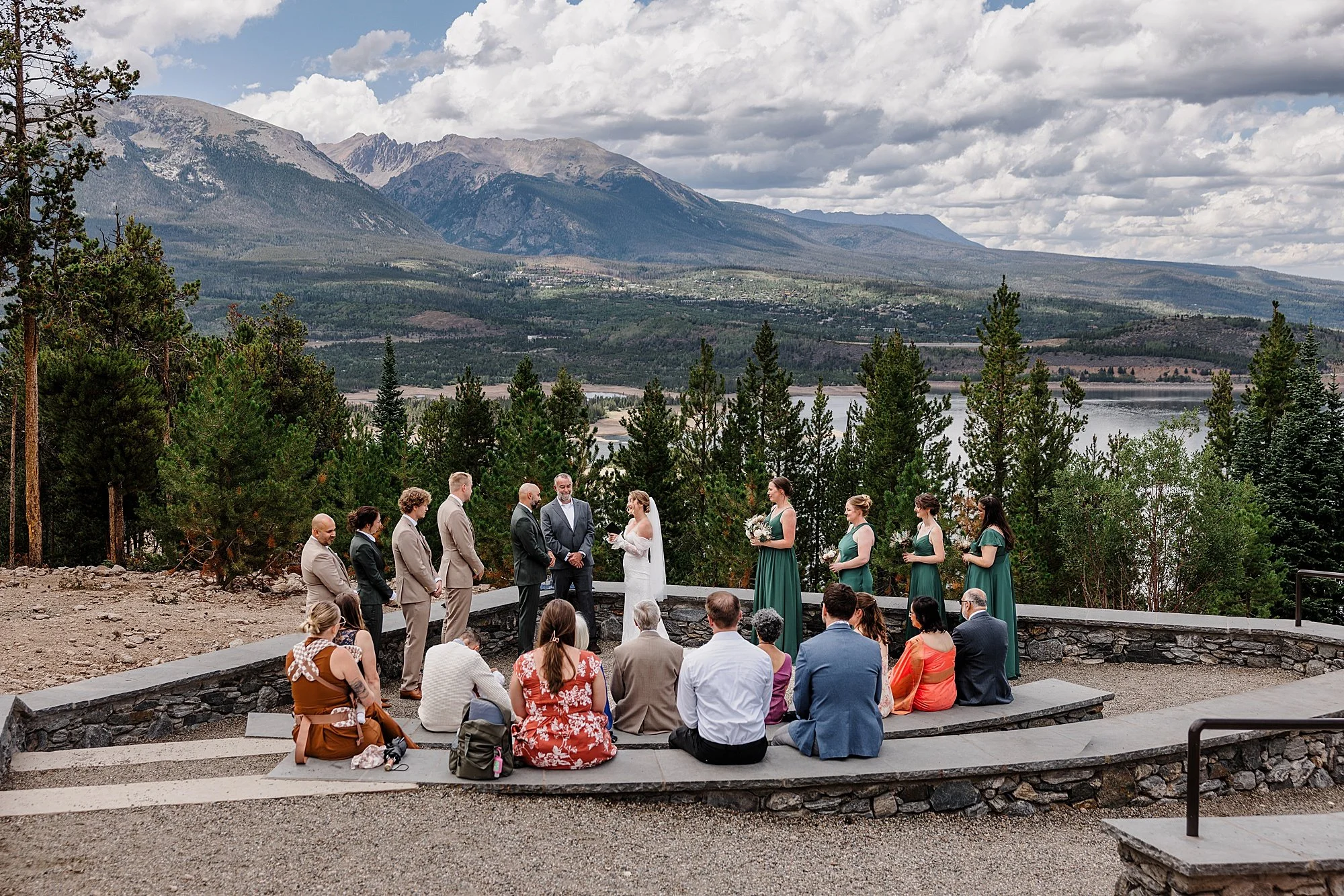 Wedding at the New Sapphire Point Overlook in Colorado