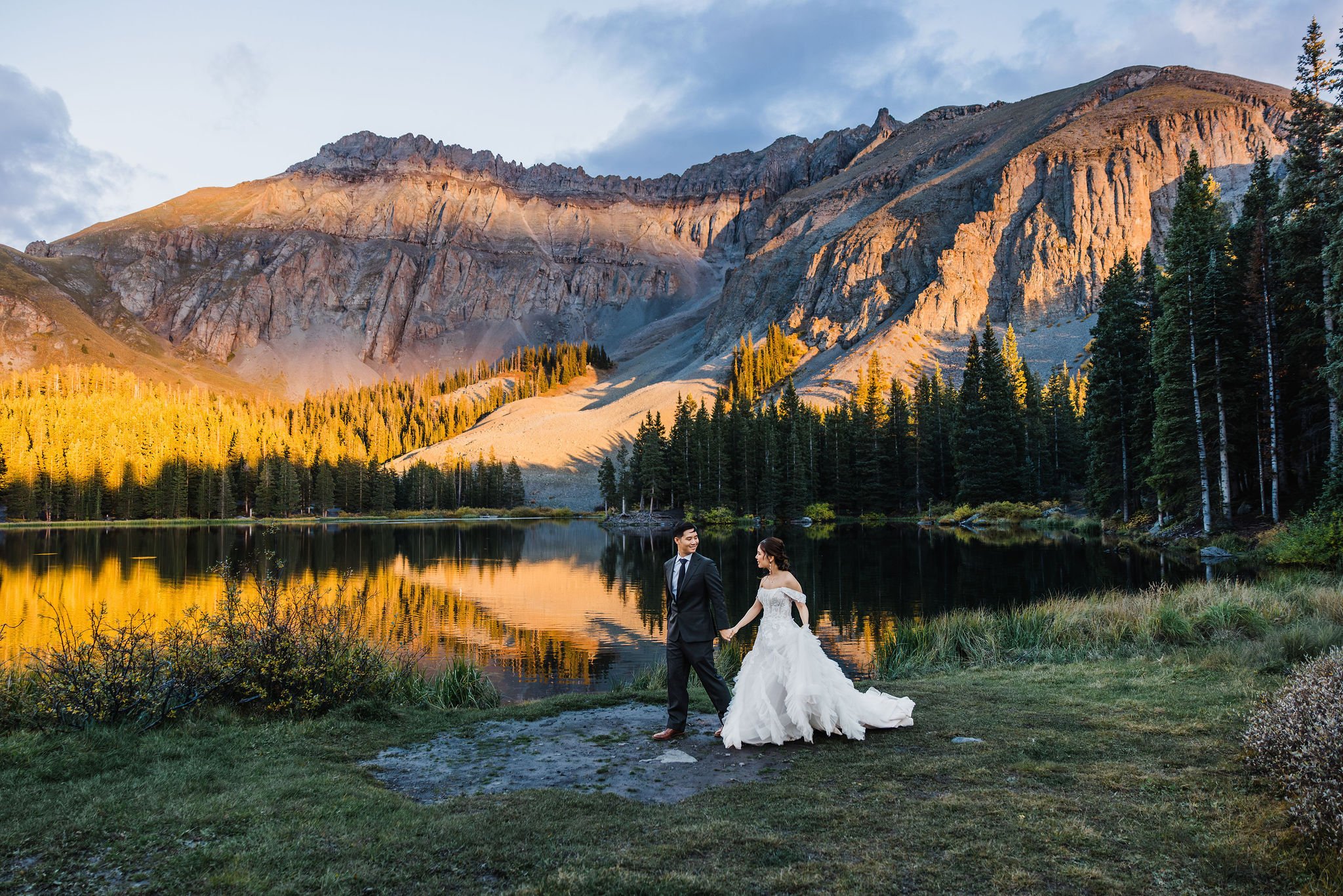 Sunrise to Sunset Telluride Elopement in the Fall