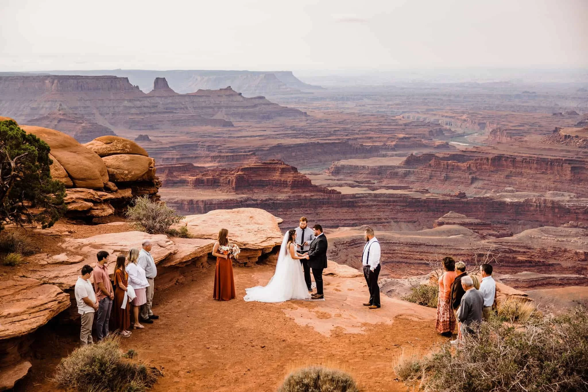 Fall elopement in Moab