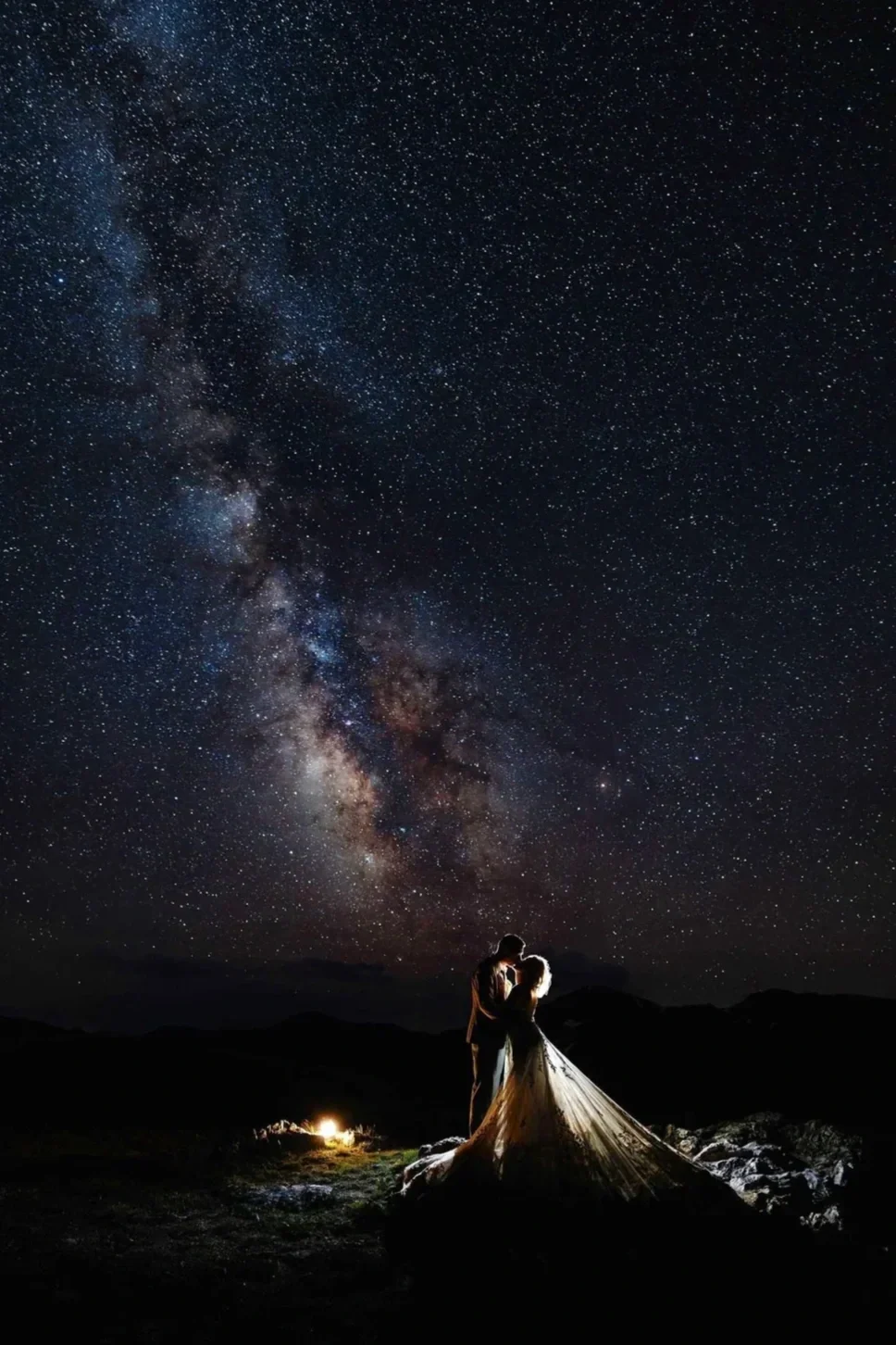 Colorado elopement astrophotography