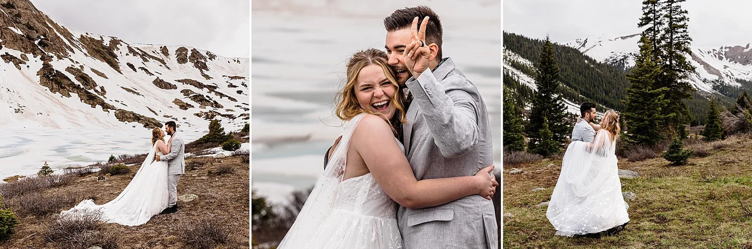 Snowy June Hiking Elopement in Colorado — Vow of the Wild
