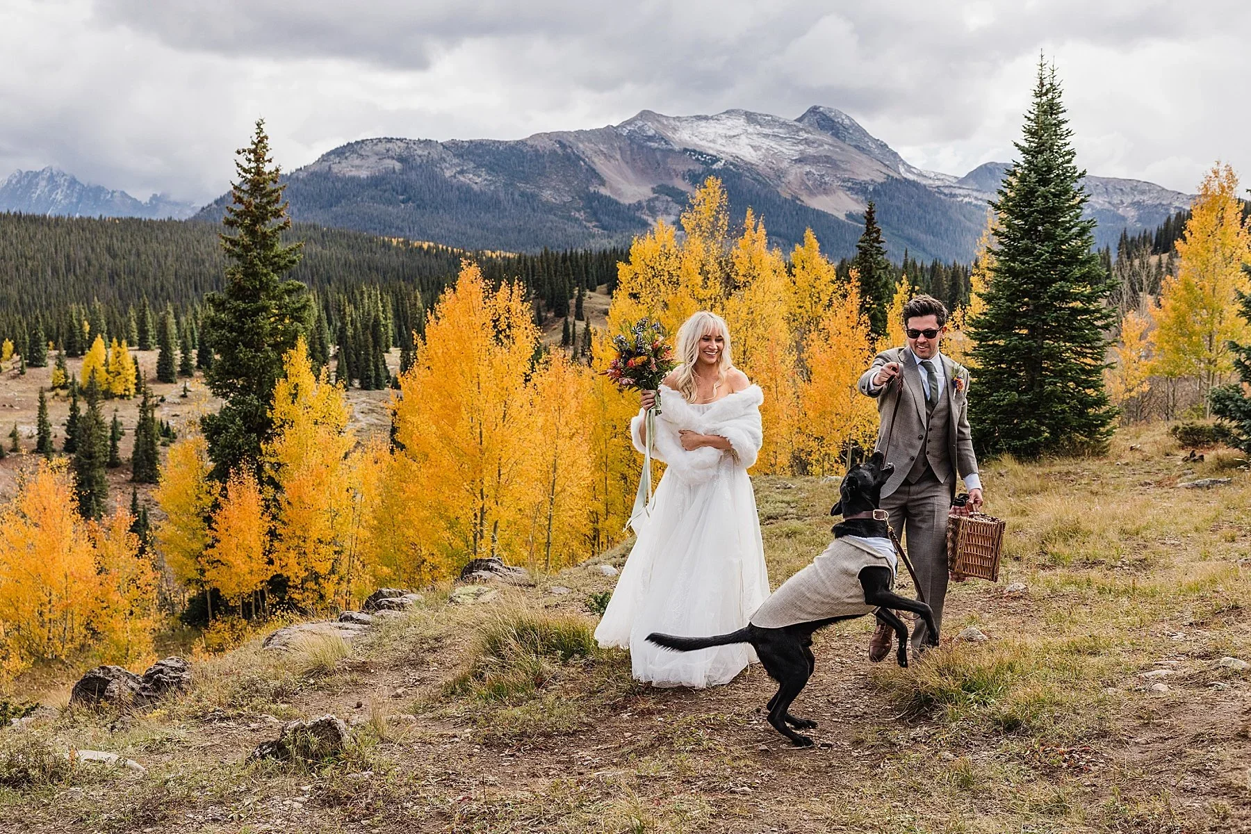 fall mountain elopement
