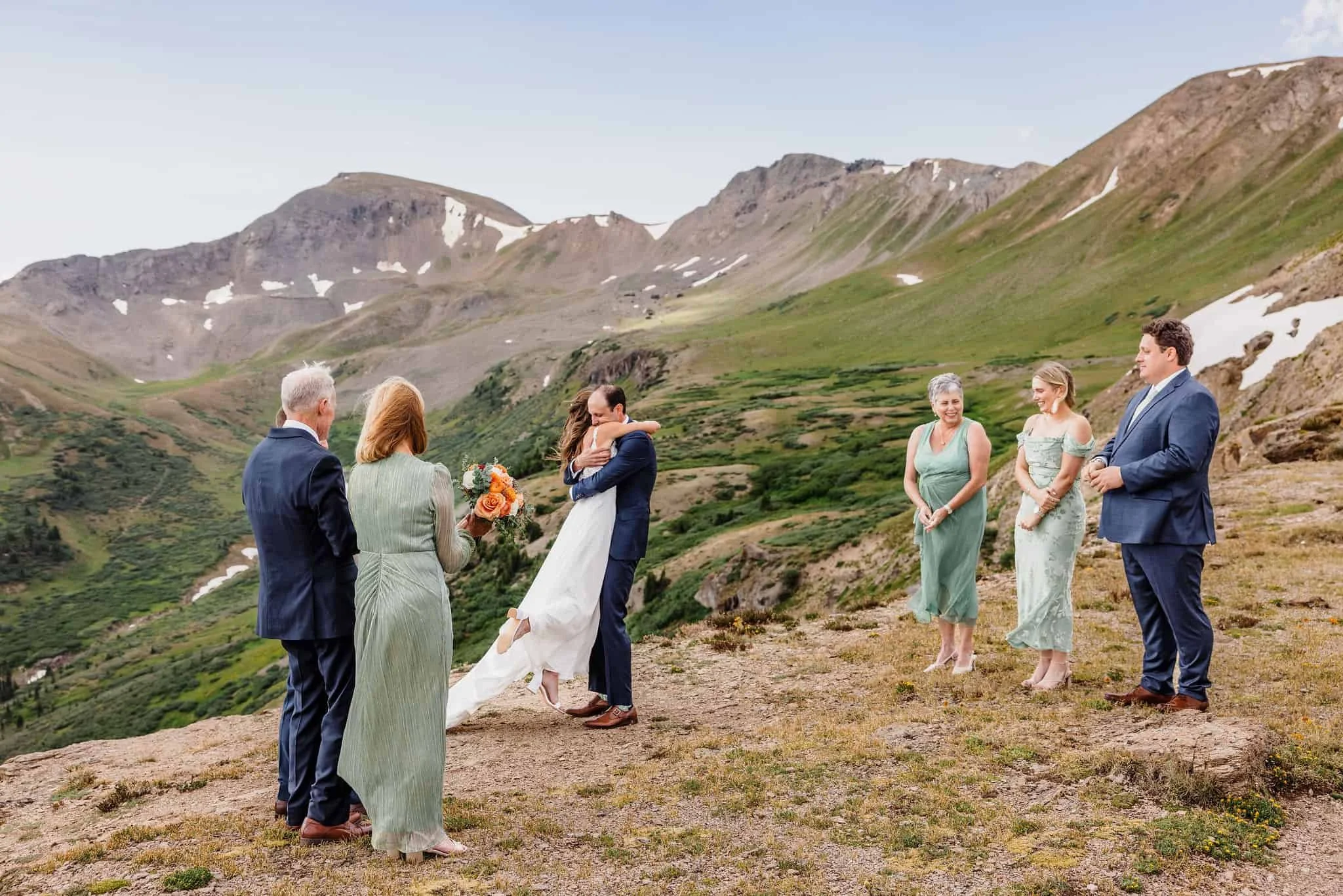 Colorado elopement ceremony