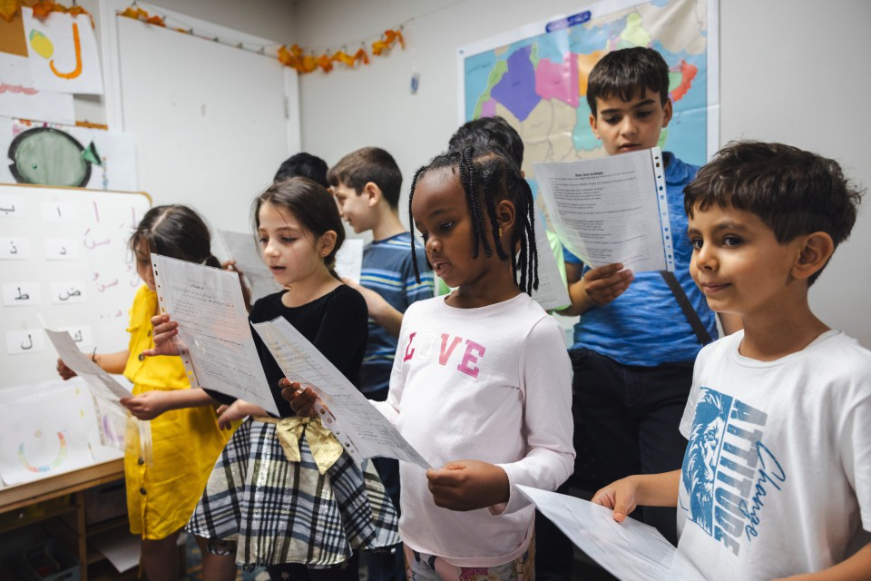 Arabic Language Camp Connects Children to "The Memory of the Country," WBEZ, 2023