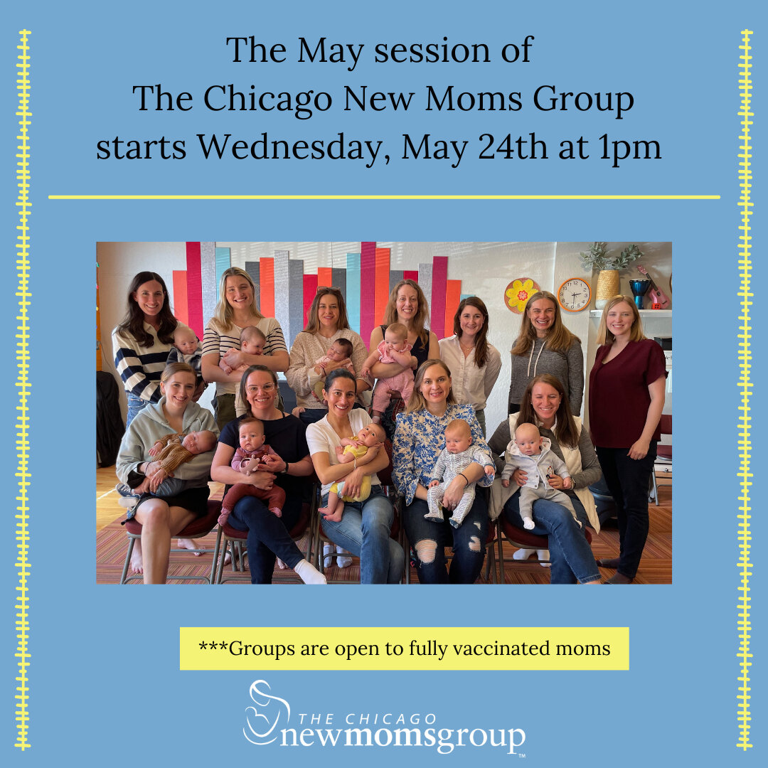 The next session of The Chicago New Moms Group starts Wednesday, May 24th at 1pm at @merrymusicmkrs located at 3759 N. Ravenswood​​​​​​​​​​​​​​​​​​👶for moms of babies 0-6 months ​​​​​​​​​👶Discussion topics include the transition to motherhood, chan