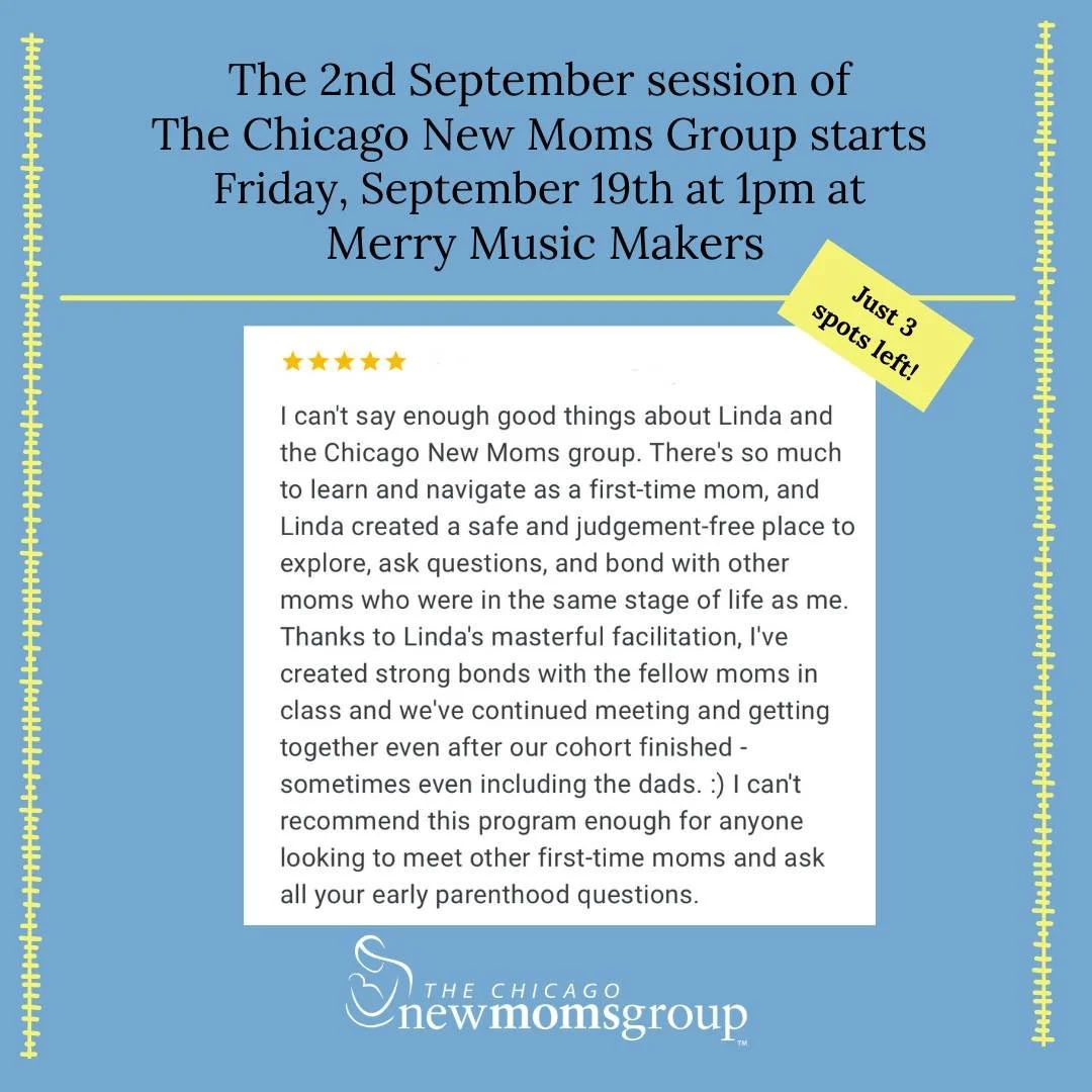 👶 Calling all first-time moms in Chicago with babies 0-6 months! 🌟 Join us for the 2nd September session of The Chicago New Moms Group, starting Friday, September 19th at 1pm at @merrymusicmkrs. 🤱 Topics include motherhood transitions, feeding, sl