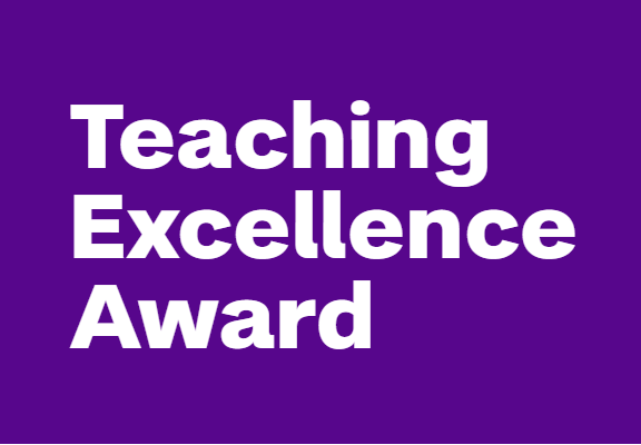 NYU Steinhardt 2023 Teaching Excellence Award