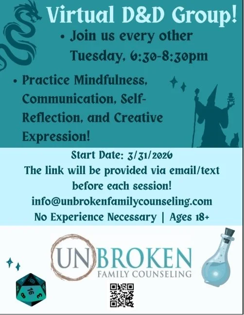 D&D Therapy Group with Unbroken Family Counseling