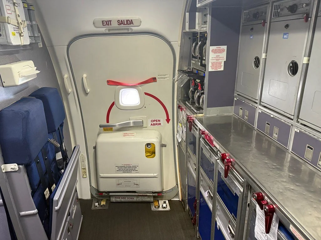 Galley & aircraft door - image by Shawn O Smith