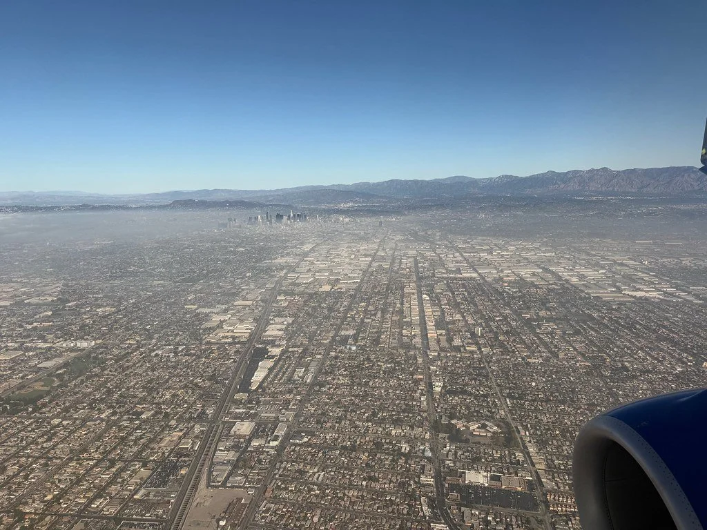  Los Angeles from above its smog - image by Shawn O Smith