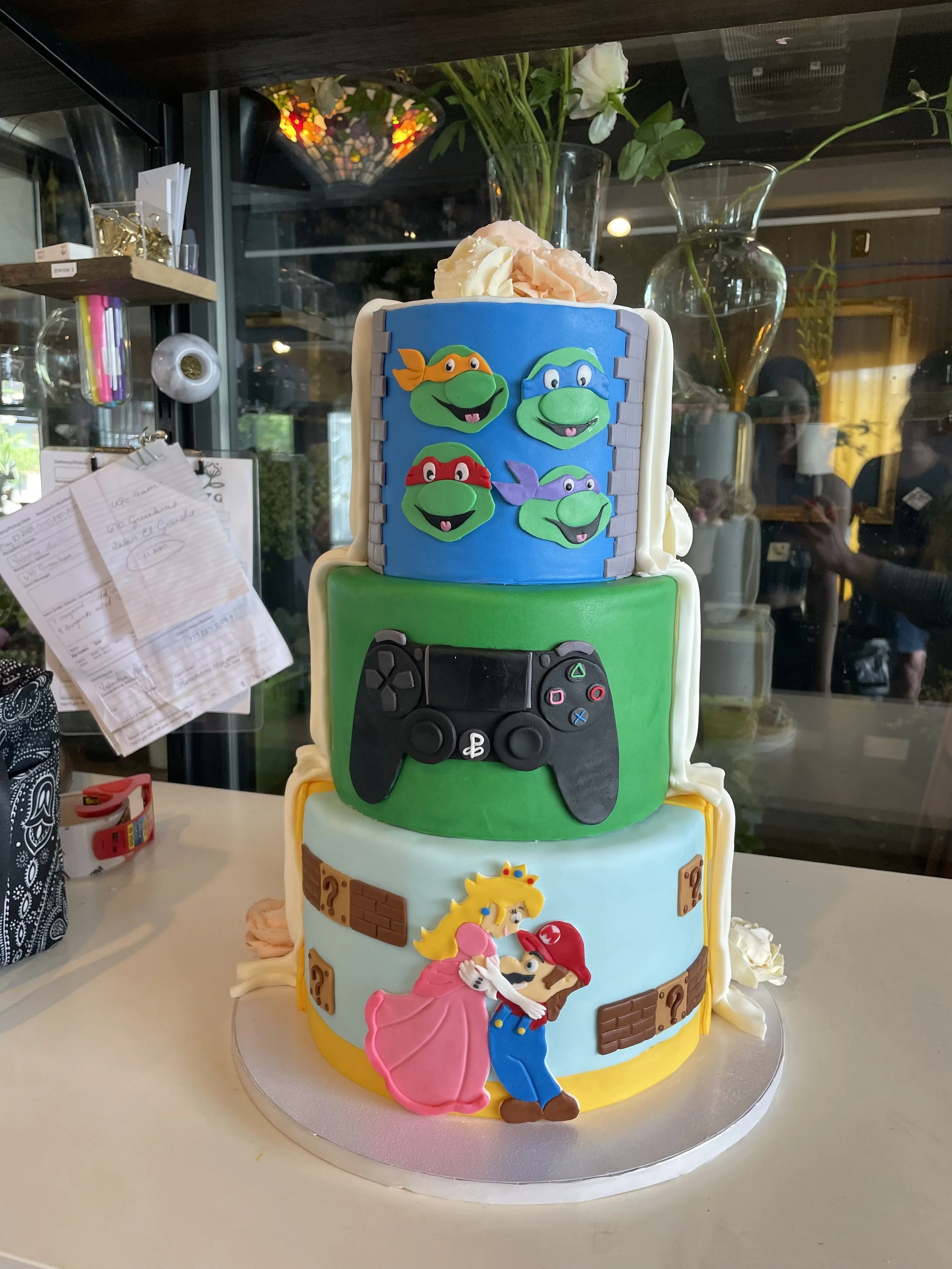 Back side of the cake!