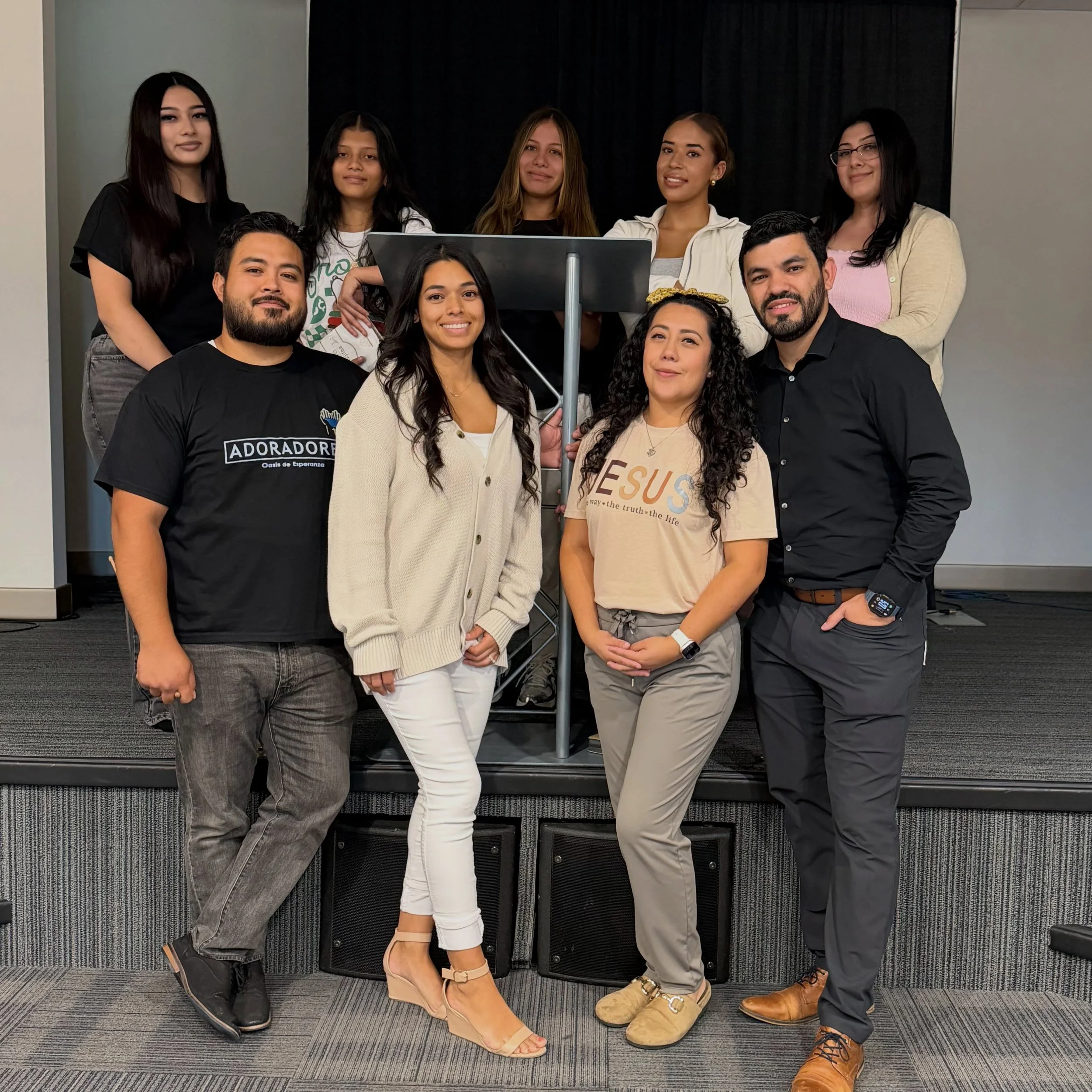 The faces of Oasis de Esperanza - Generaci&oacute;n Santa youth ministry, one generation, one family, growing together in faith and purpose ✨ You too, can be part of it 🙏🏻