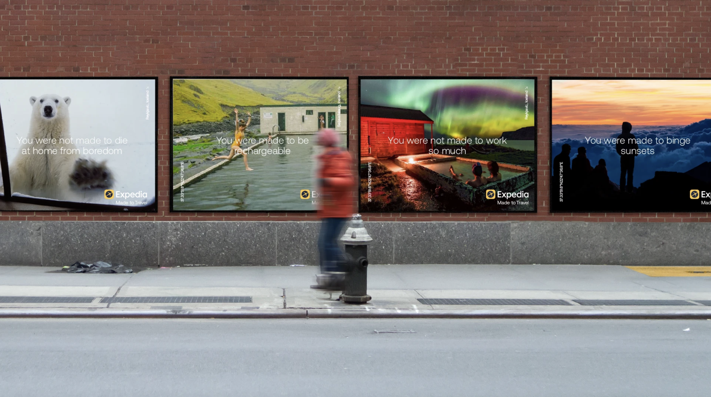 Expedia Made To Travel Global Outdoor Campaign