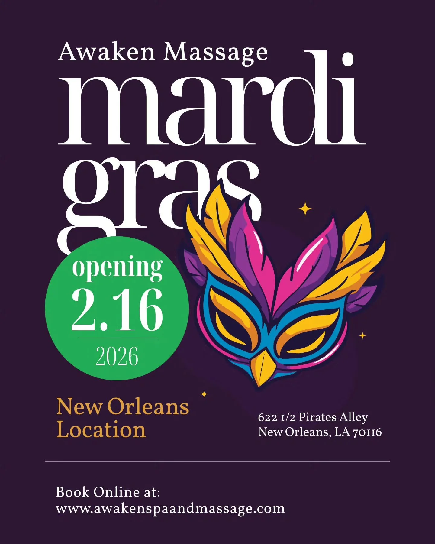 🌟 New Location 🌟

I&rsquo;m excited to announce the opening of a second location in New Orleans. This vibrant city, known for its rich culture and energy, provides a great opportunity to expand my services and connect with a new community. I aim to