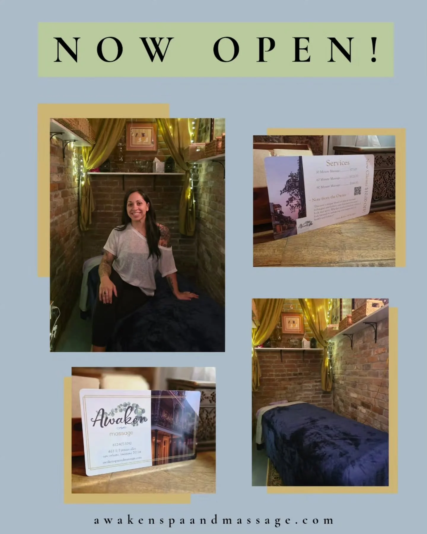 🌟 Exciting news for our local community! 🌟 

I'm thrilled to announce that I am NOW OPEN just in time for Mardi Gras week! 🎉 

As we celebrate this vibrant season, I'm  dedicated to providing a relaxing retreat for locals looking to unwind amidst 