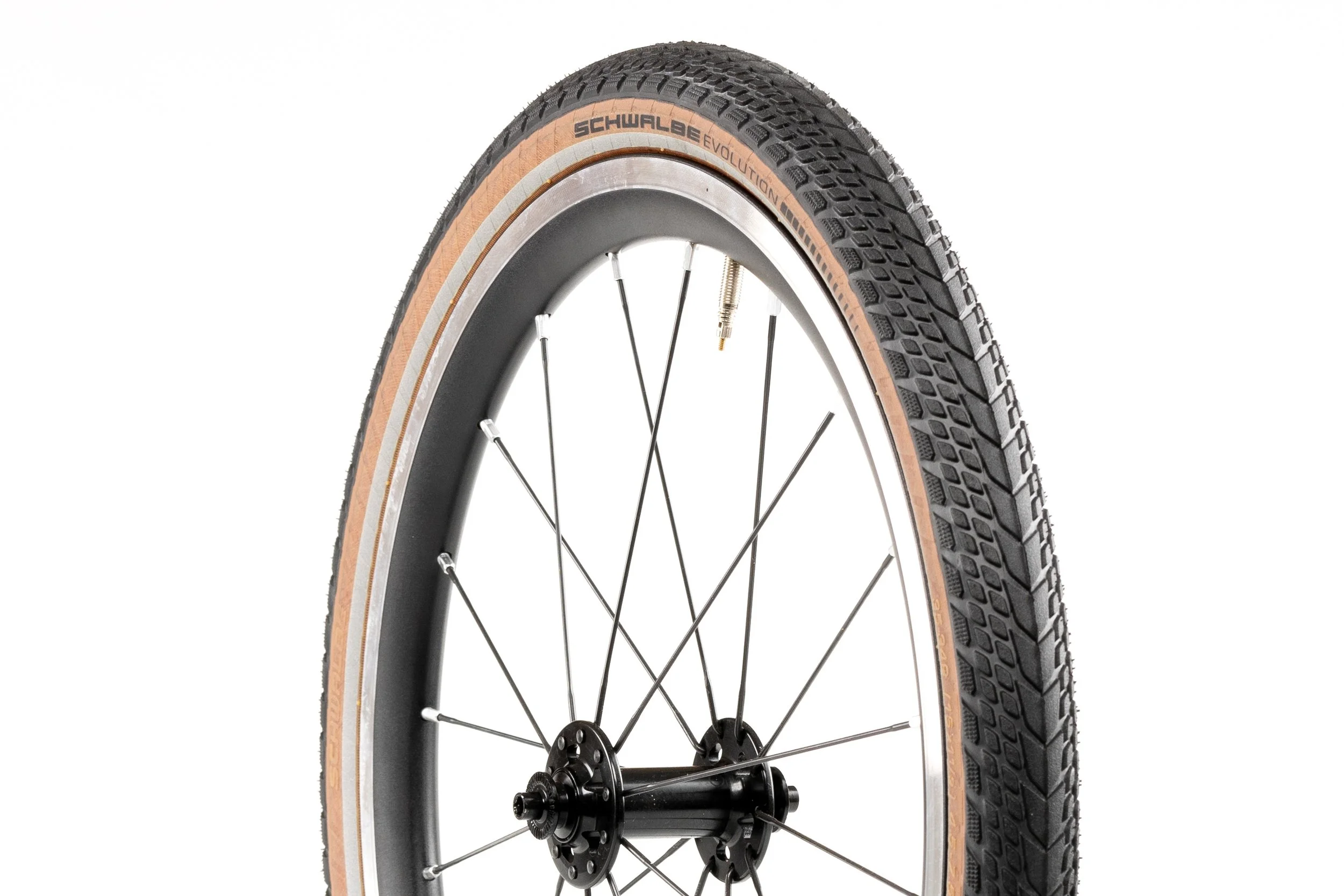 Brompton Schwalbe Marathon Almotion ADDIX Tyres - Transparent Skin - 16 x 1.35, 35-349