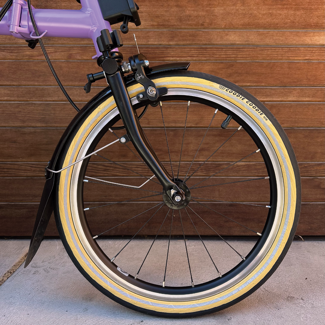 Brompton Schwalbe Tire Racer Tanwall Schwalbe Marathon Tan Wall