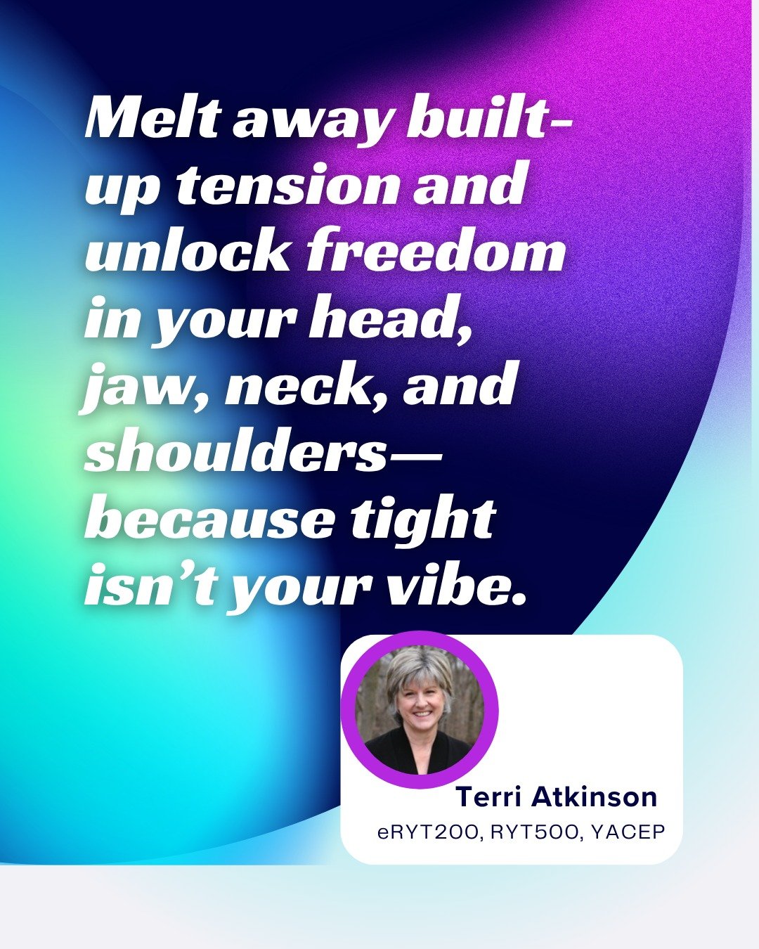 Still feeling tense? 👀 Your head, jaw, neck, and shoulders called&mdash;they want in on this.

🎟️ Just a few spots left for our workshop:
Unlock the Tension: Head, Jaw, Neck &amp; Shoulder Release
🗓️ Sunday, June 8 | 🕛 12&ndash;2 PM | $40
💆&zwj;