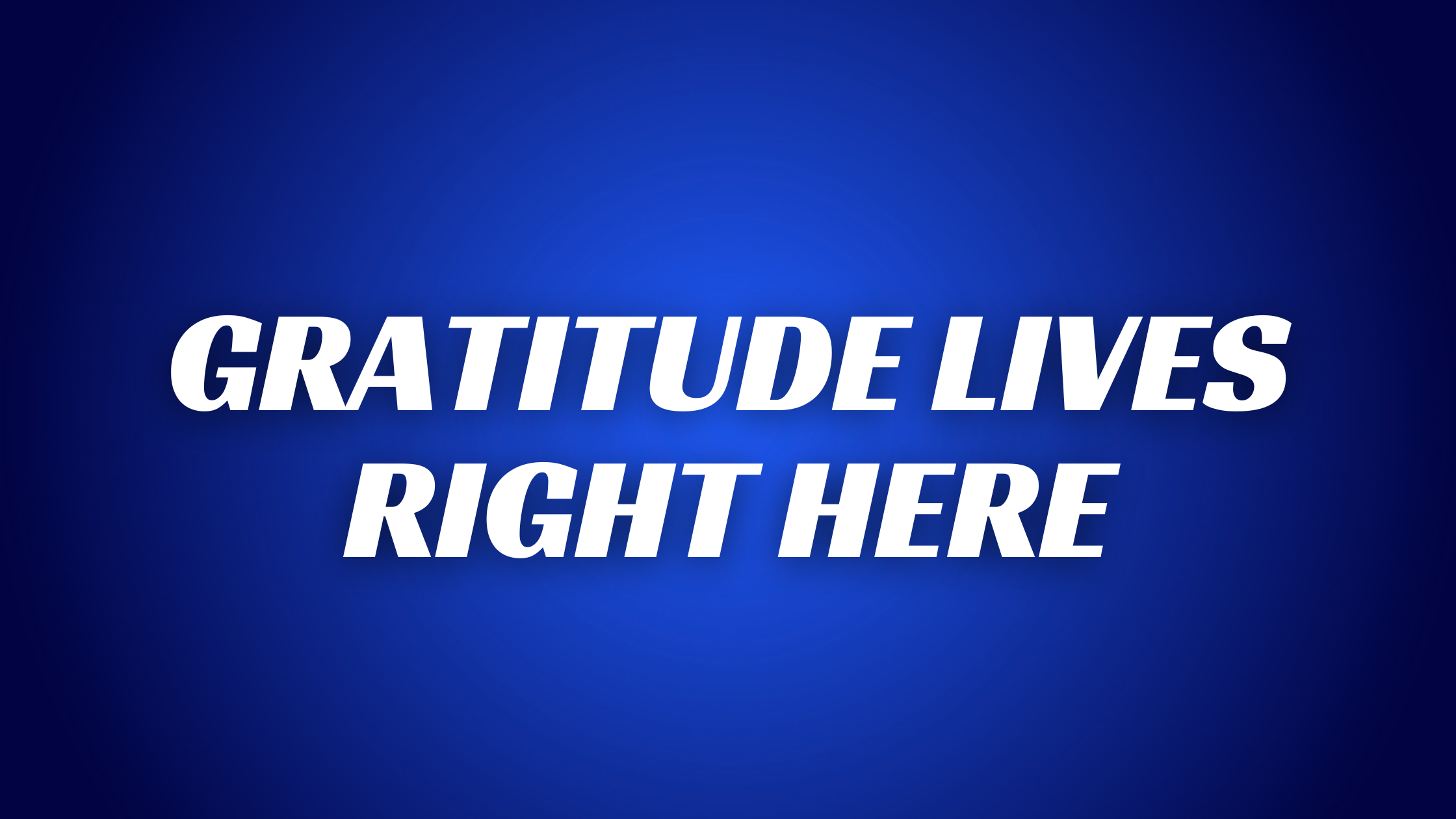 Thanksgiving Week at Studio C